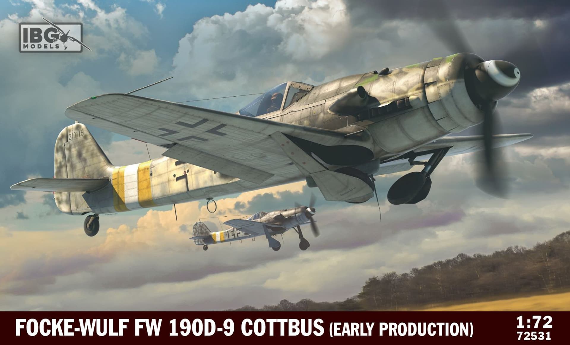 

Model plastikowy Focke Wulf Fw 190D-9 Cottbus (wczesna produkcja)