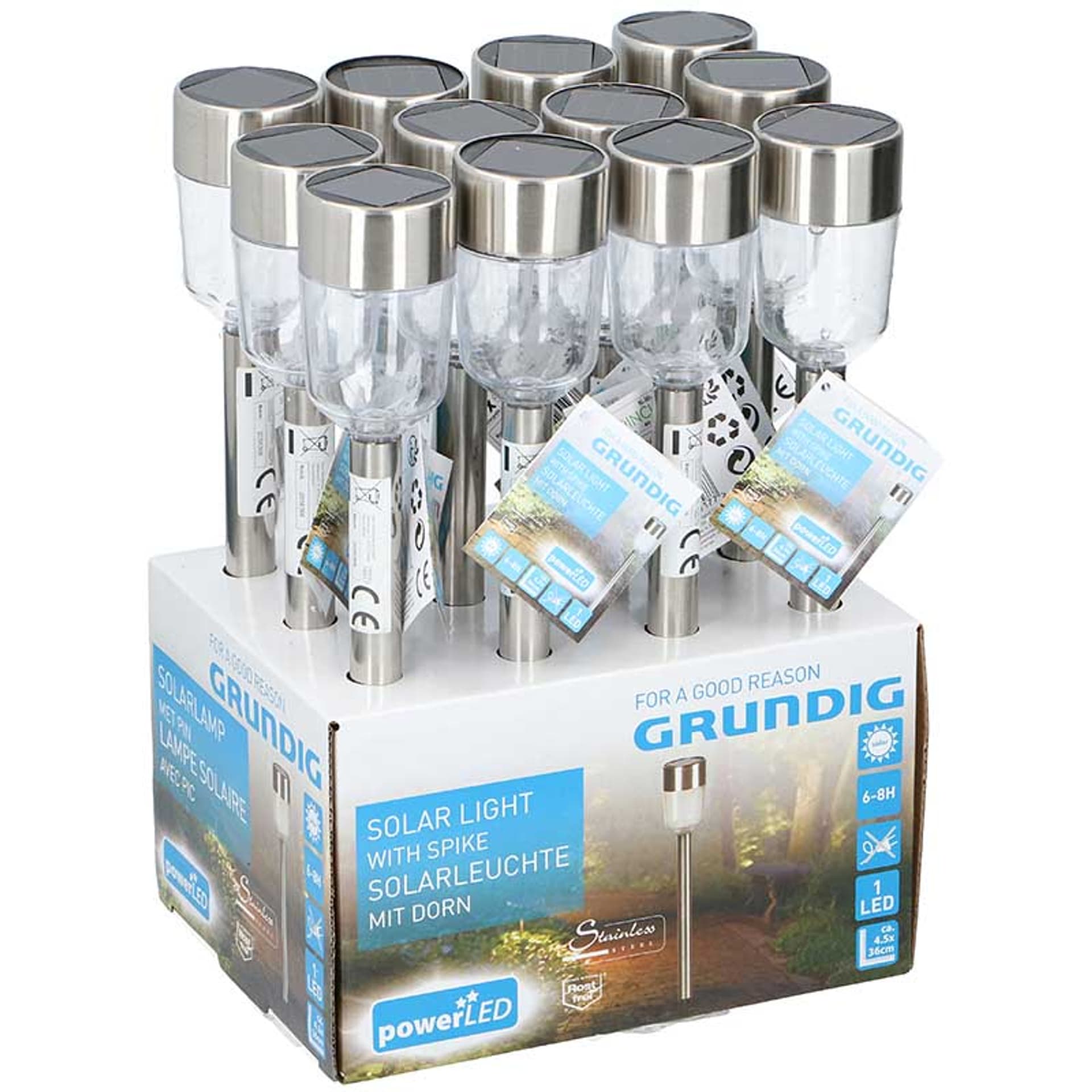 

Grundig - lampa solarna o wysokości 36 cm