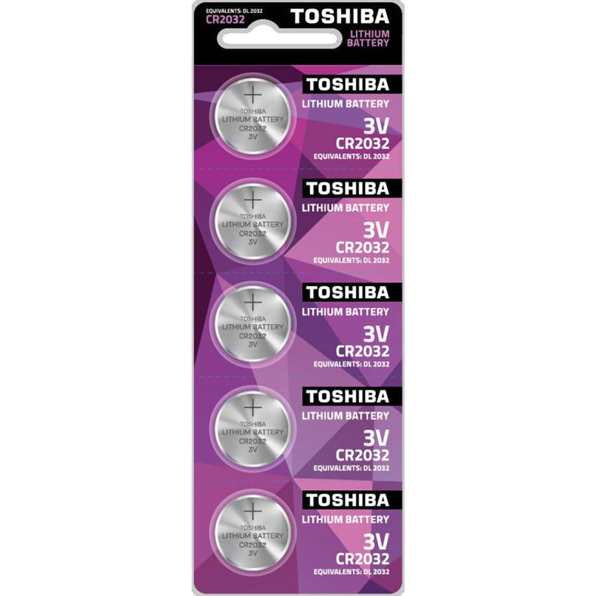 

BATERIA TOSHIBA LITOWA CR2032 3V 5SZT