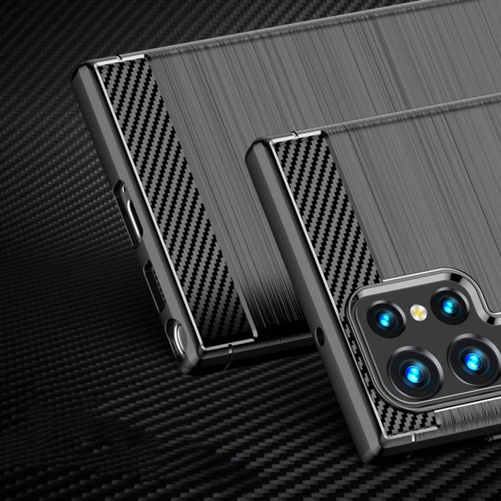 

Etui SAMSUNG GALAXY S22 ULTRA Nexeri Carbon Pancerne czarne