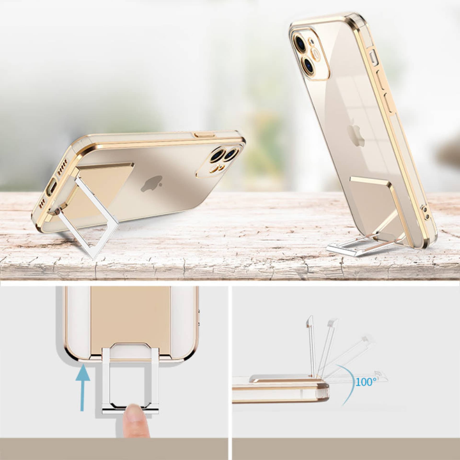 

Etui IPHONE 12 PRO Kickstand Case fioletowe