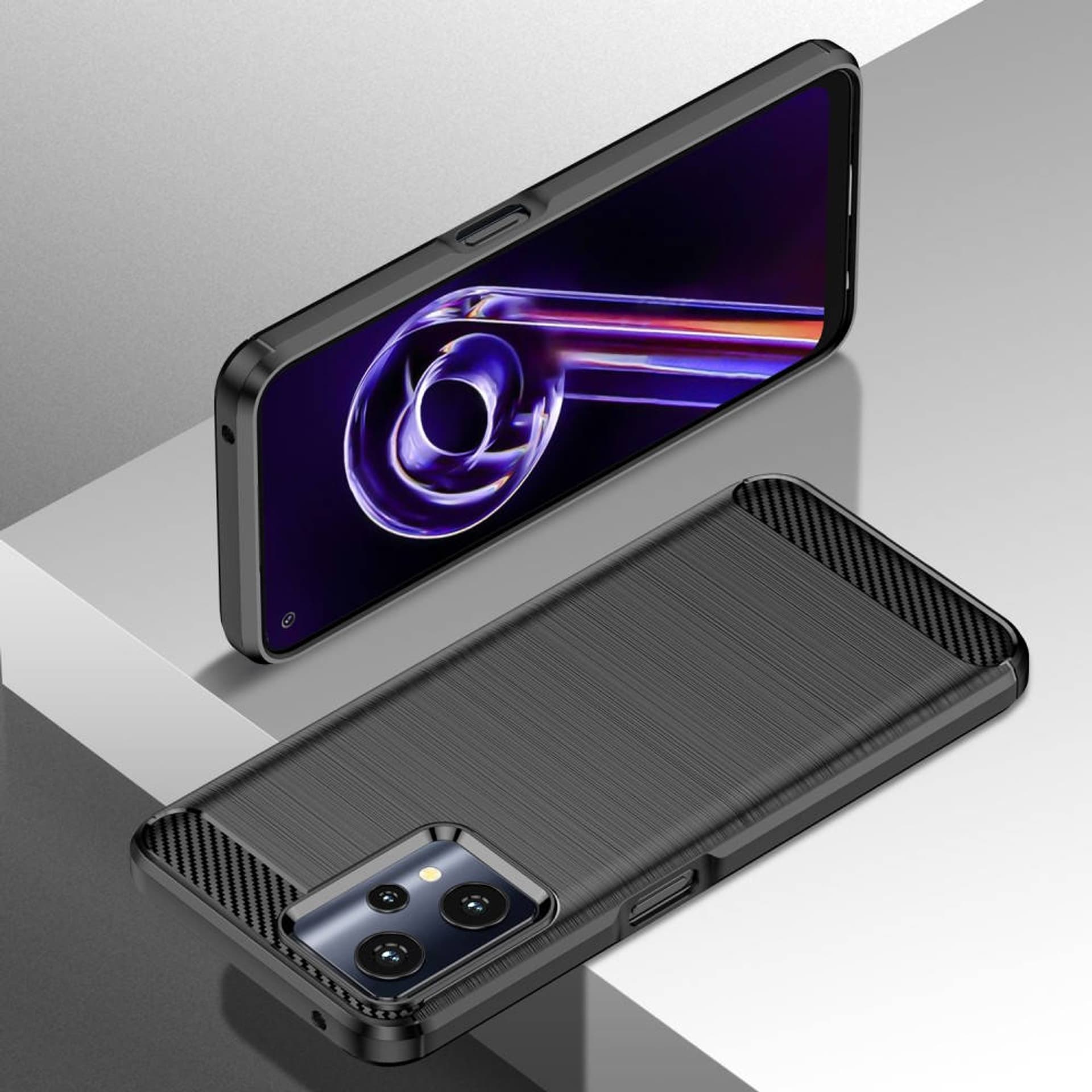 

Etui REALME 9 PRO Nexeri Carbon Pancerne czarne