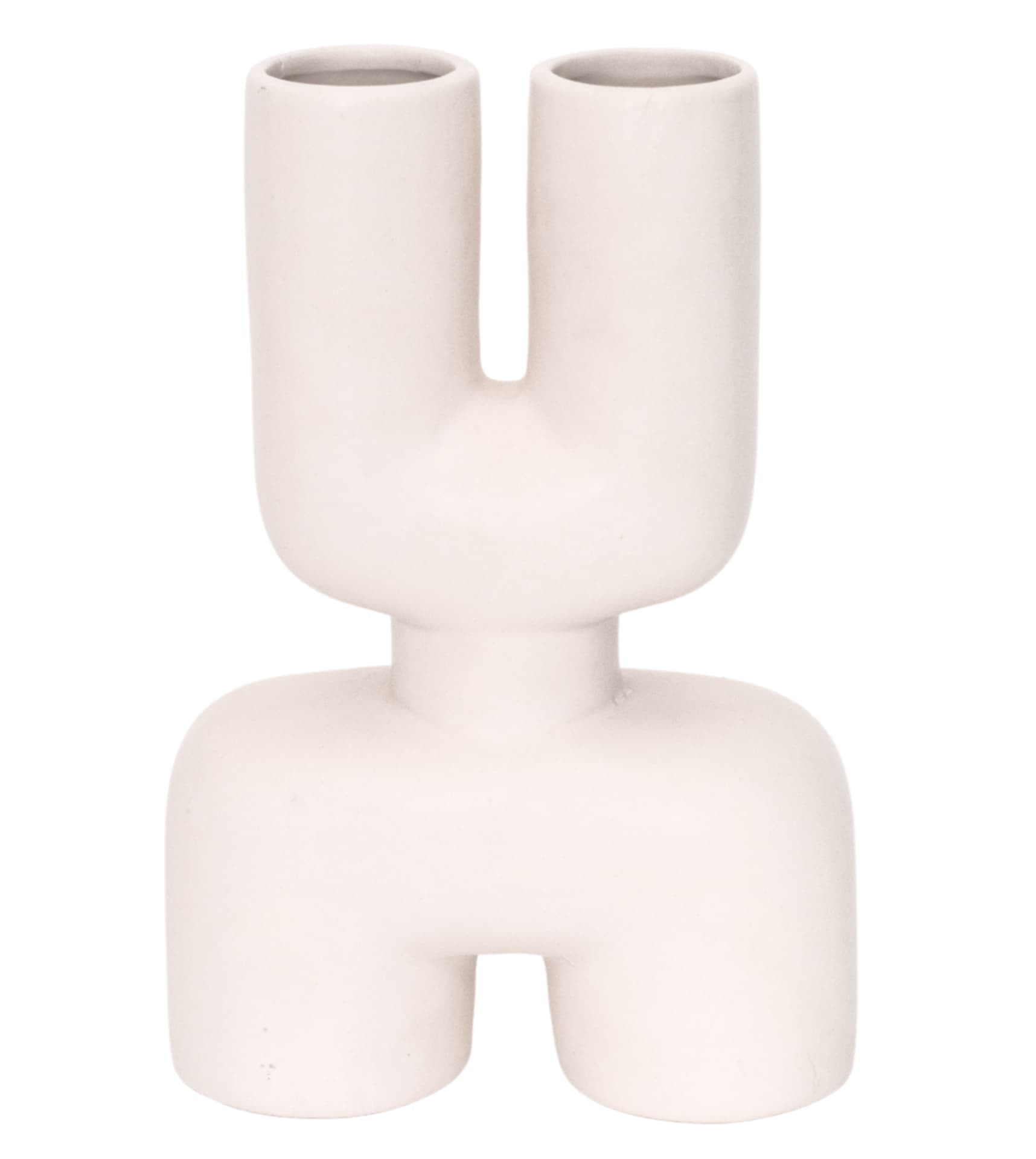 

Wazon ceramiczny podwójny, beżowy