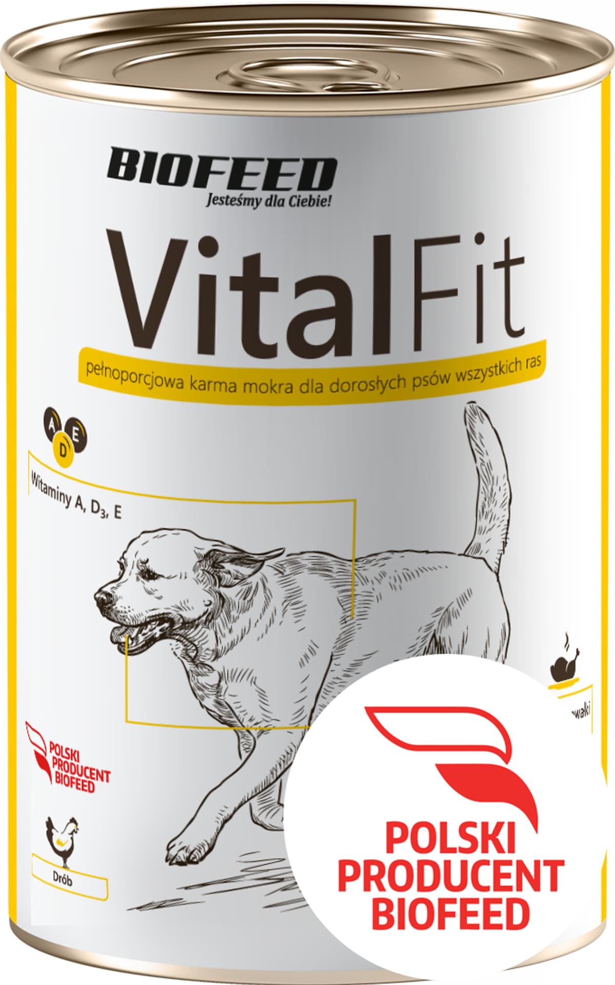 

BIOFEED VITALFIT puszka dla psów z drobiem 415g