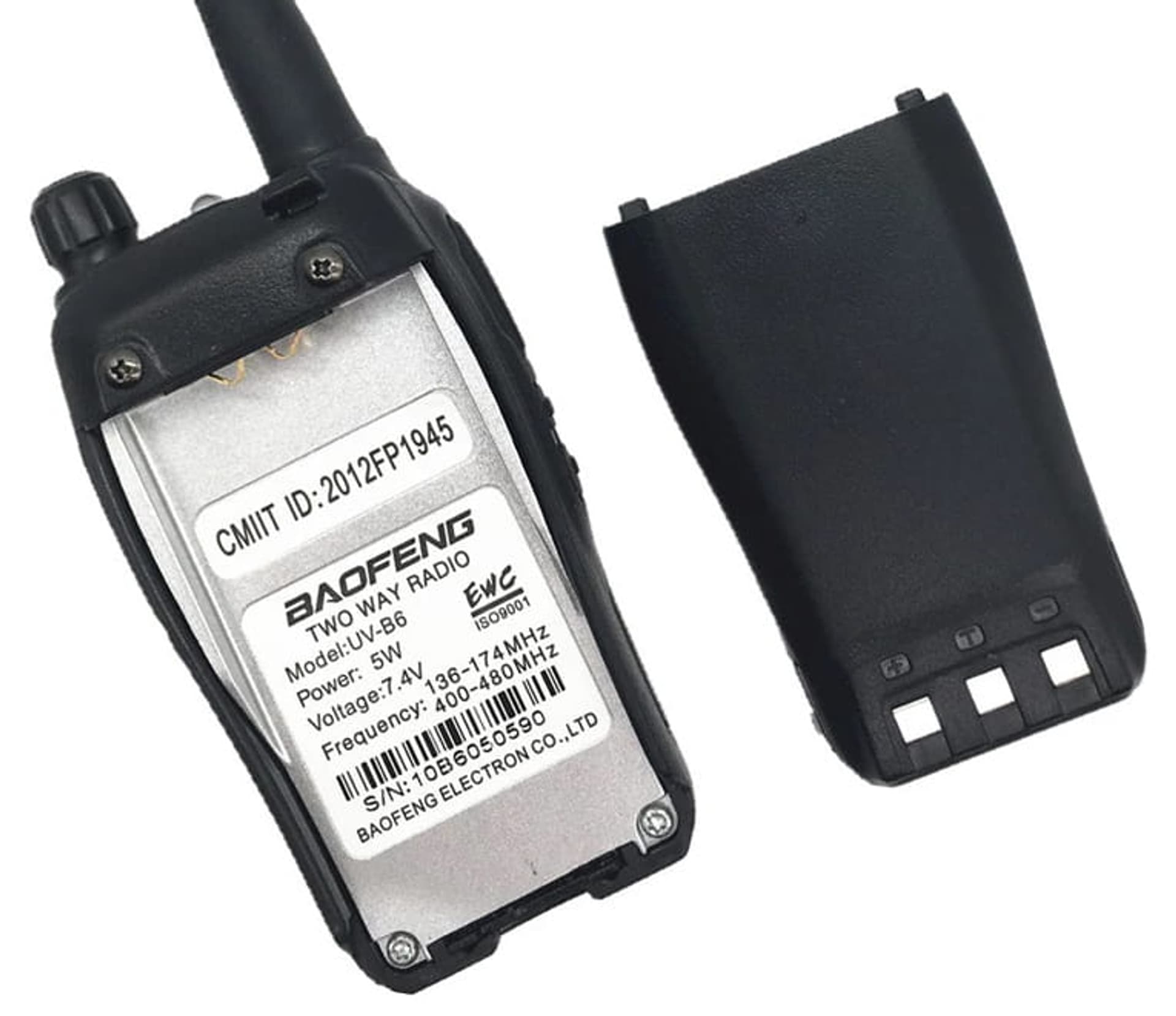 

Radiotelefon Baofeng UV-B6 duobander VHF UHF