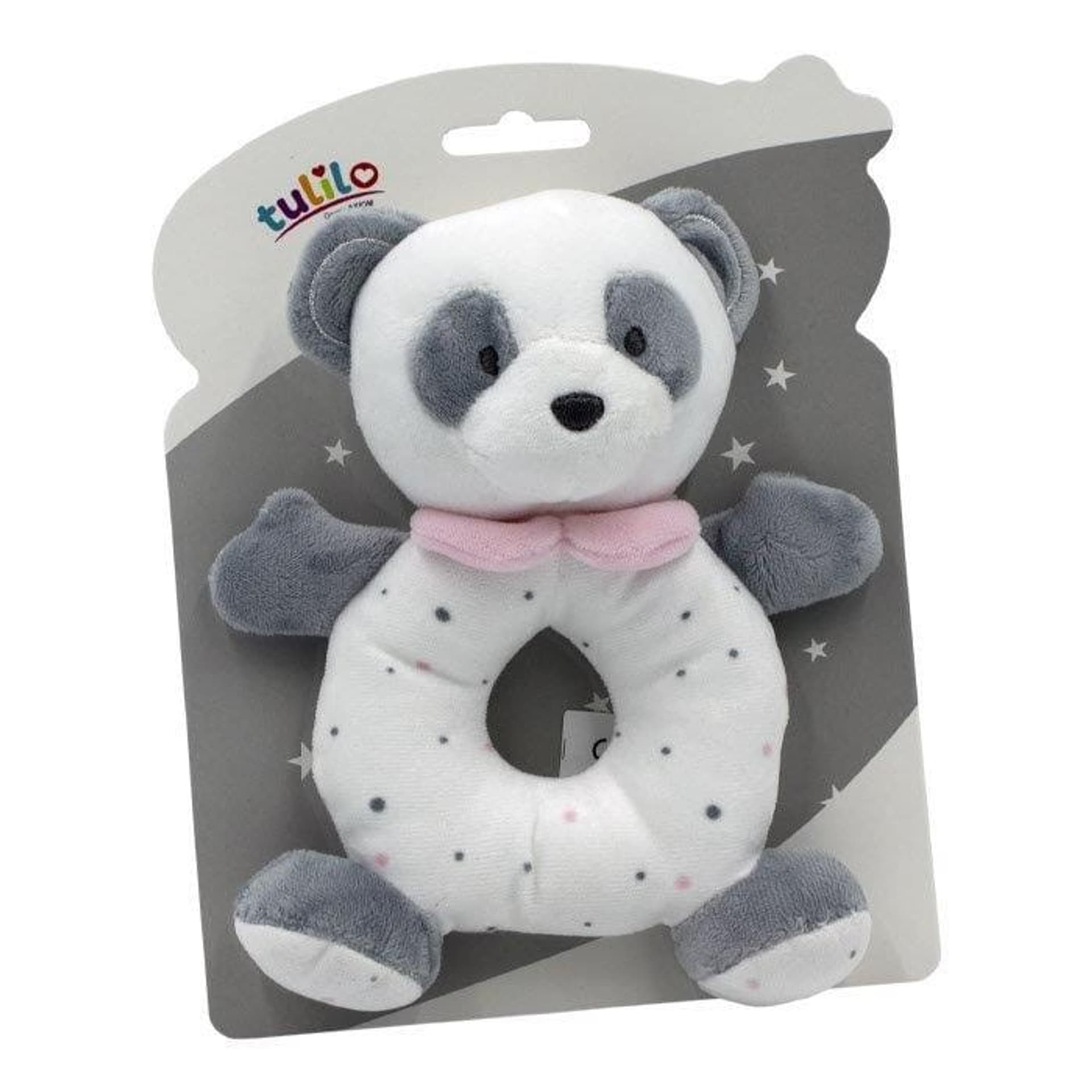 

Grzechotka Panda różowa 18 cm