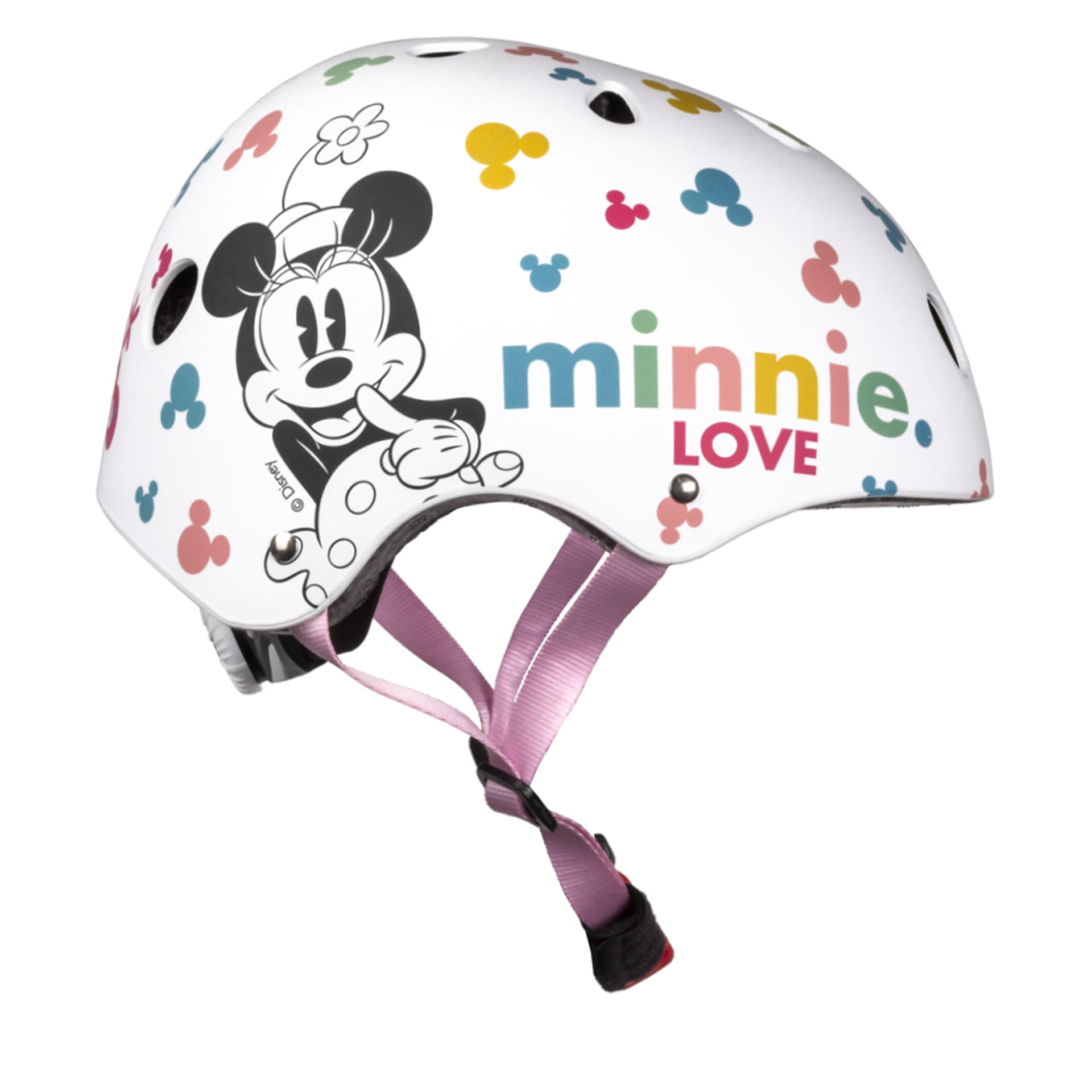 

KASK SPORTOWY MINNIE WHITE