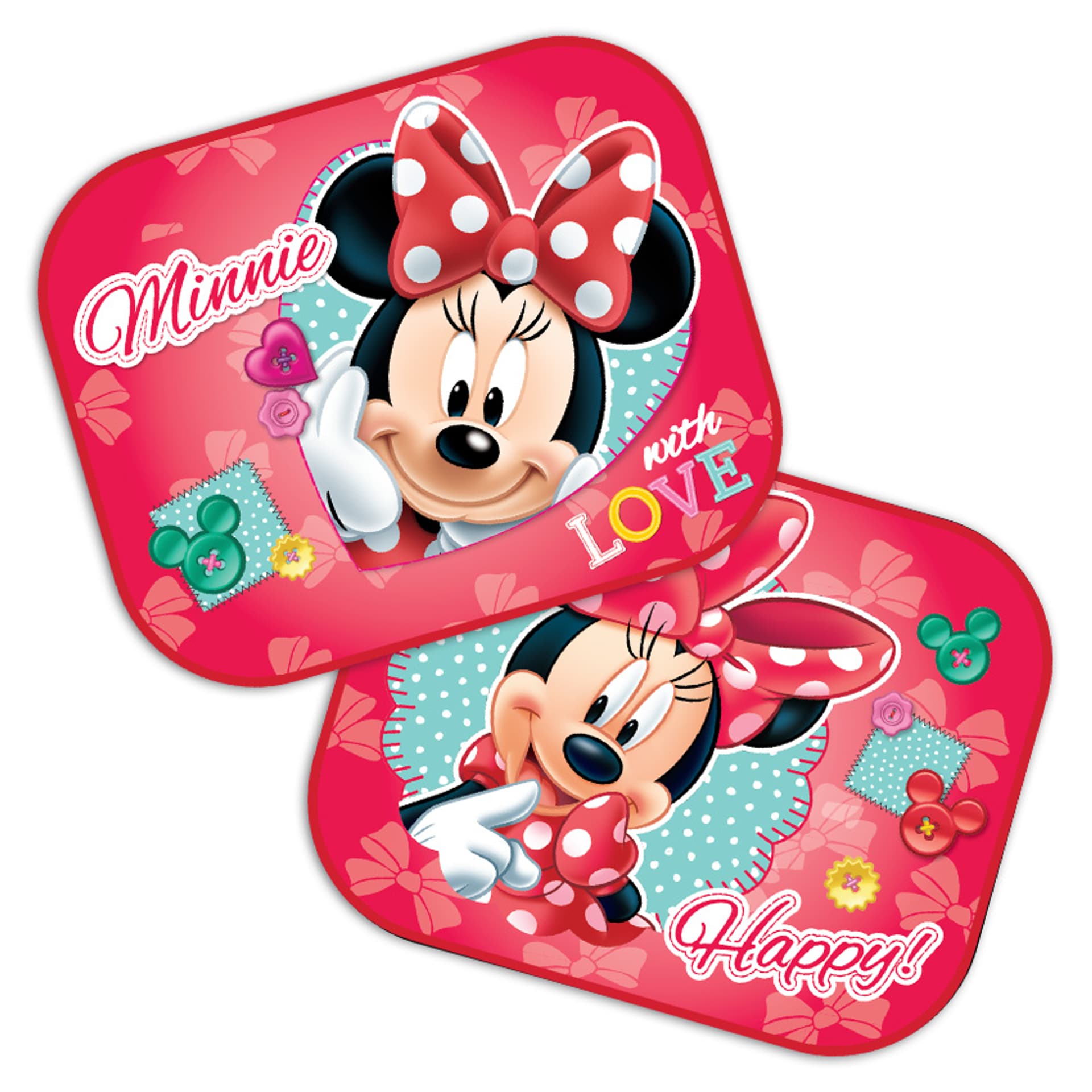 

S9314 Zasłonki boczne 2 sztuki 44x35cm Minnie