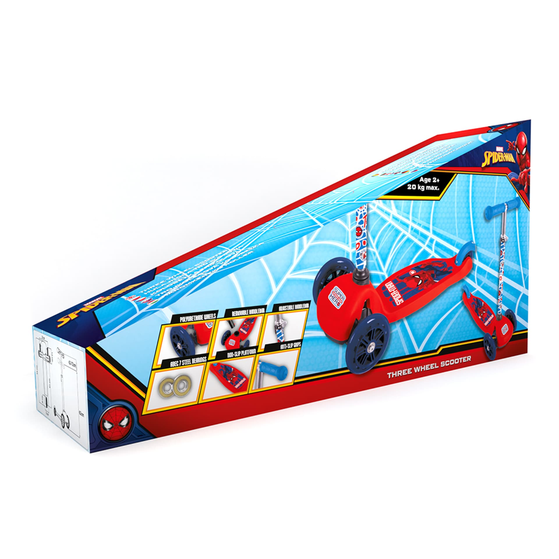 

HULAJNOGA 3-KOŁOWA SPIDER-MAN