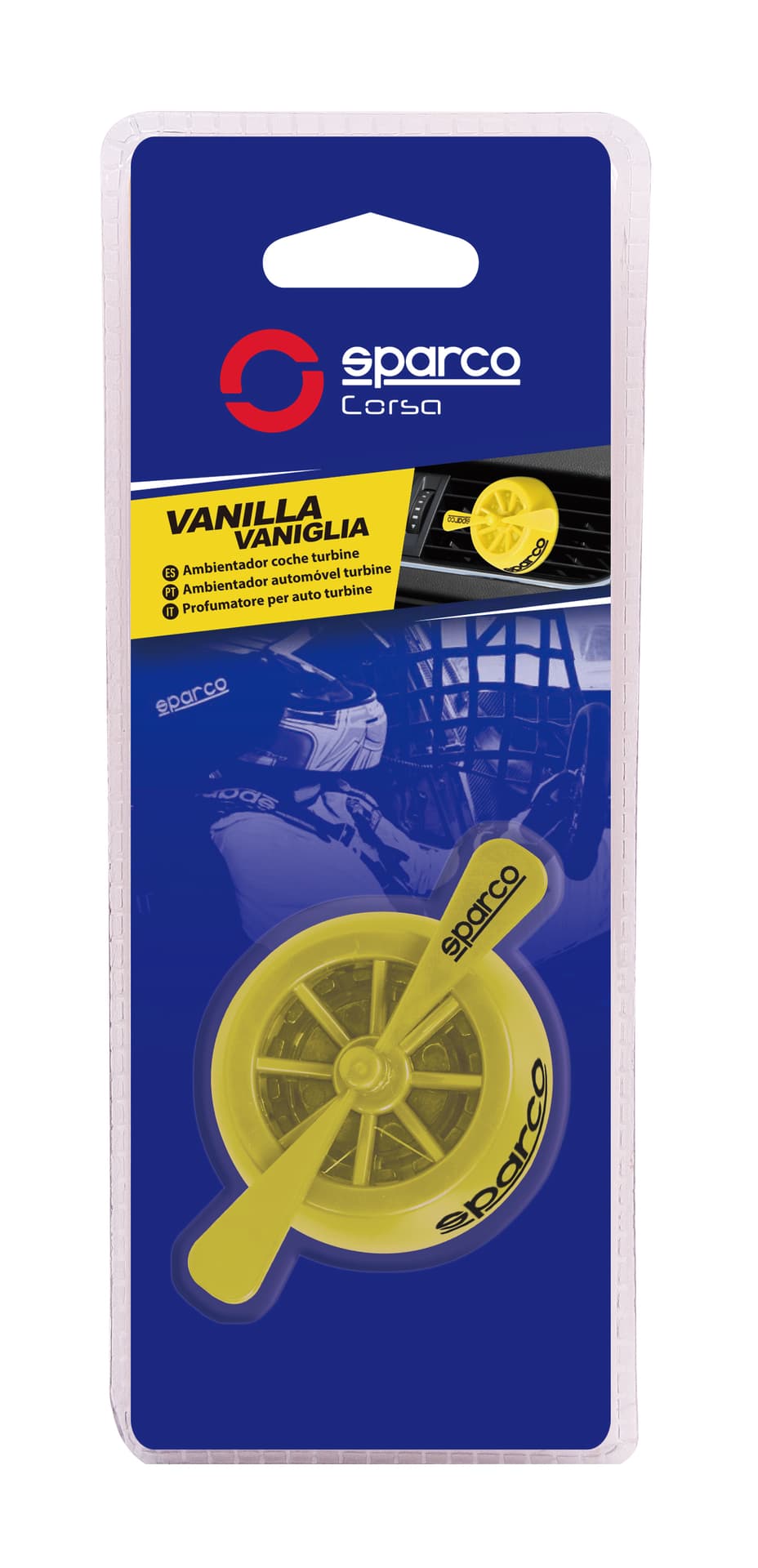 

ZAPACH SAMOCHODOWY SPARCO TURBINA - VANILLA