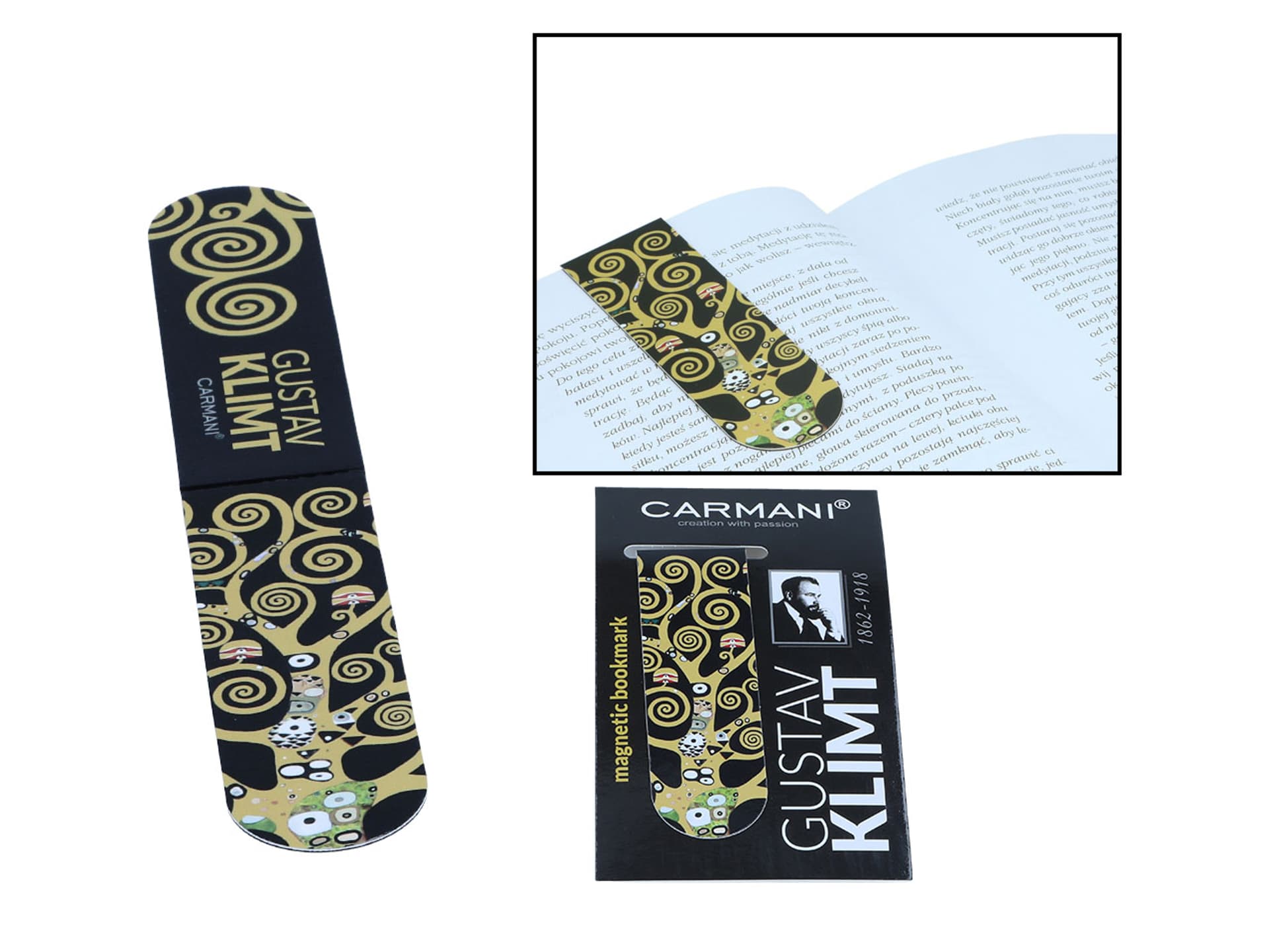 

Zakładka magnetyczna - G. Klimt, Drzewo życia (CARMANI)
