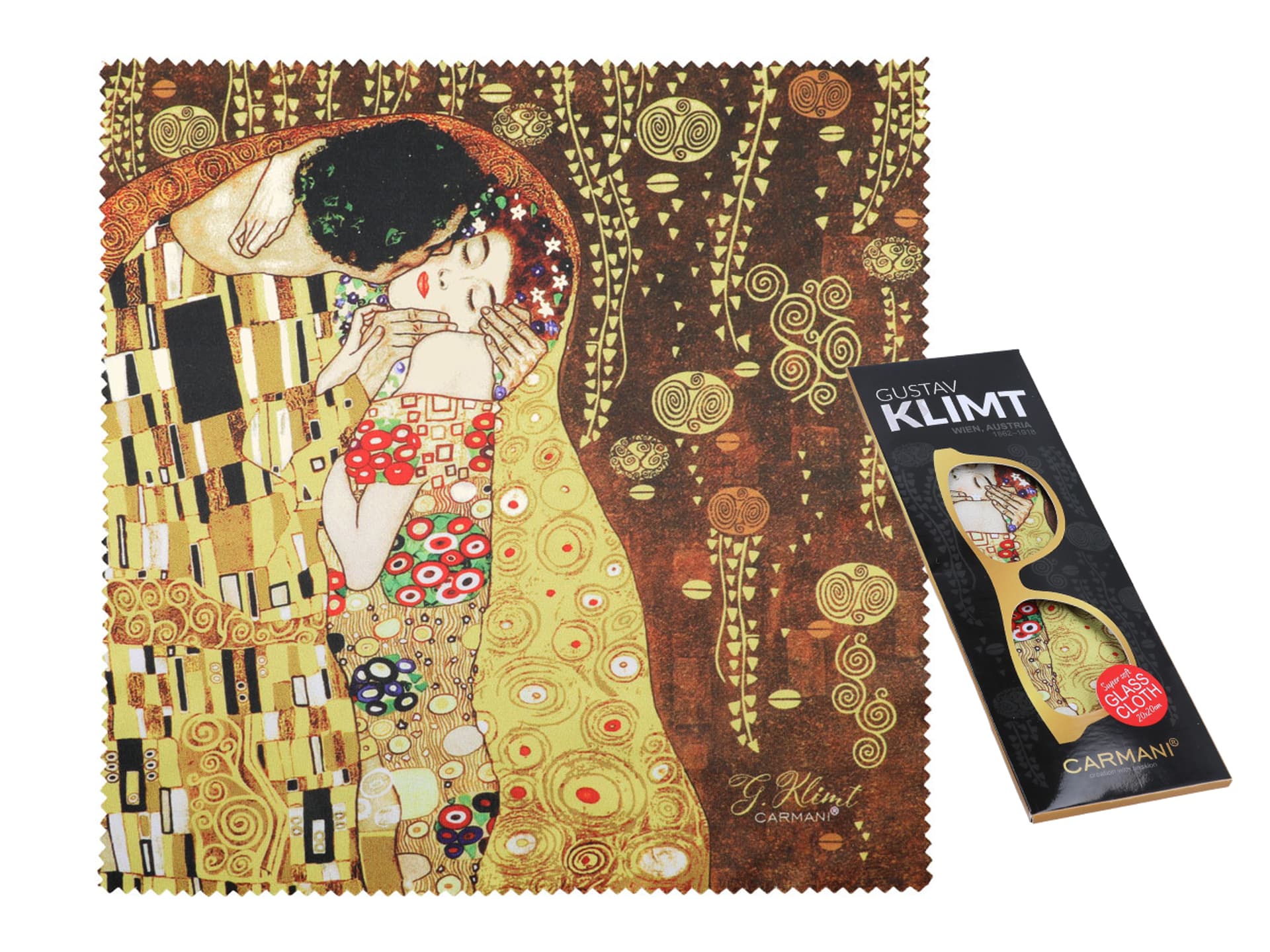 

Ściereczka do okularów - G. Klimt, Pocałunek (CARMANI)