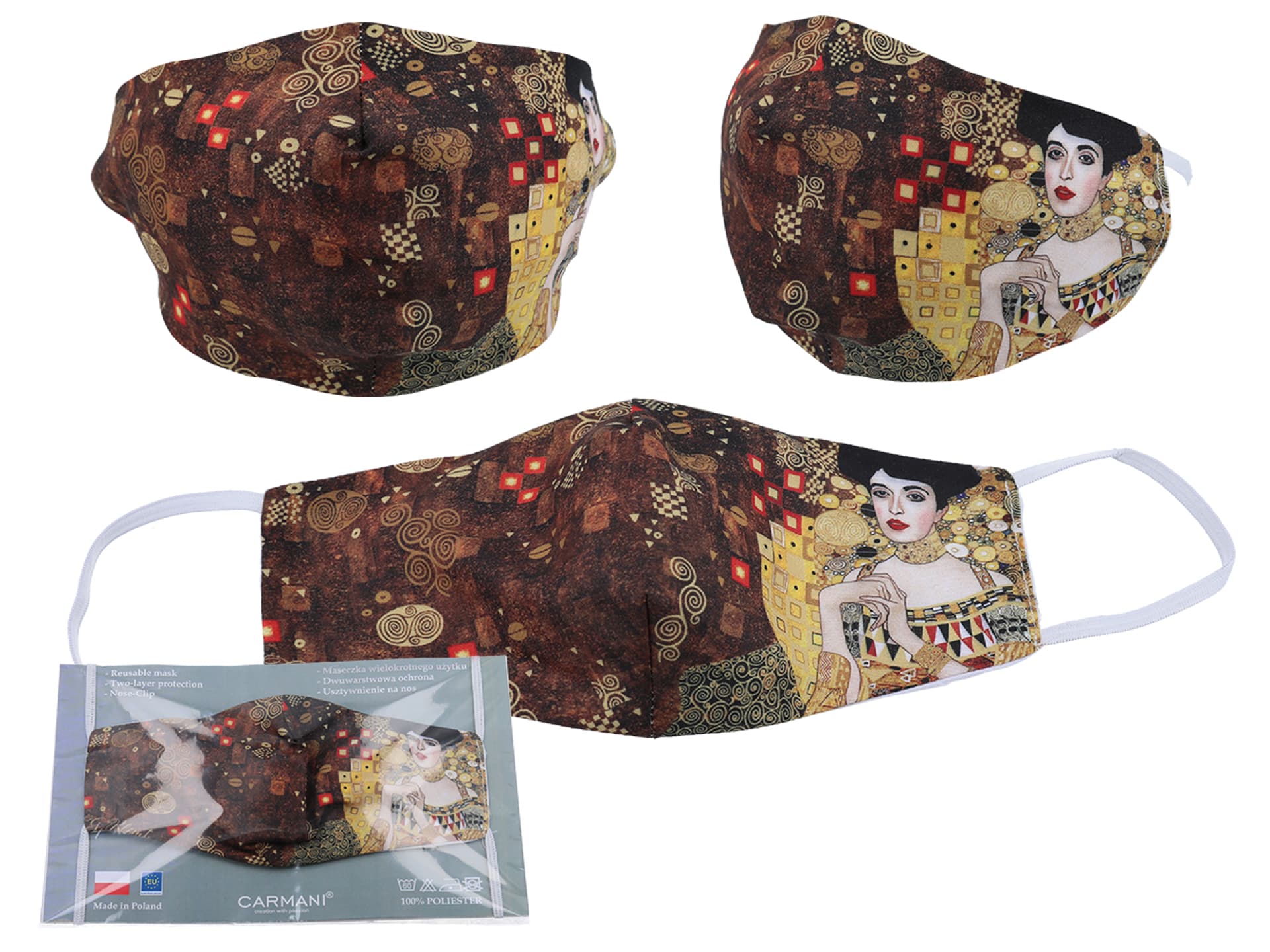 

Maseczka ochronna - G. Klimt, Adela (CARMANI)