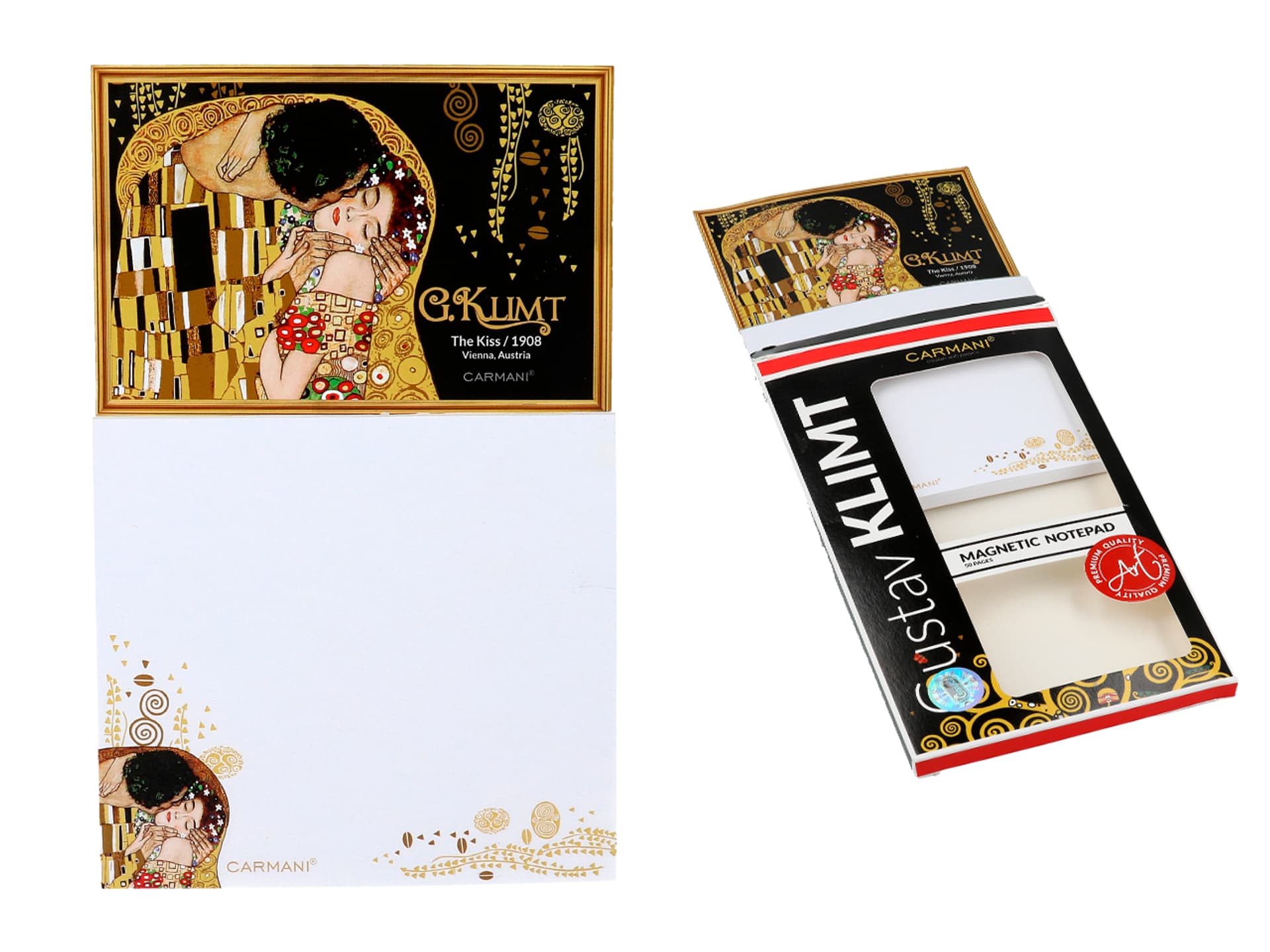 

Notes magnetyczny, duży - G. Klimt, Pocałunek (CARMANI)