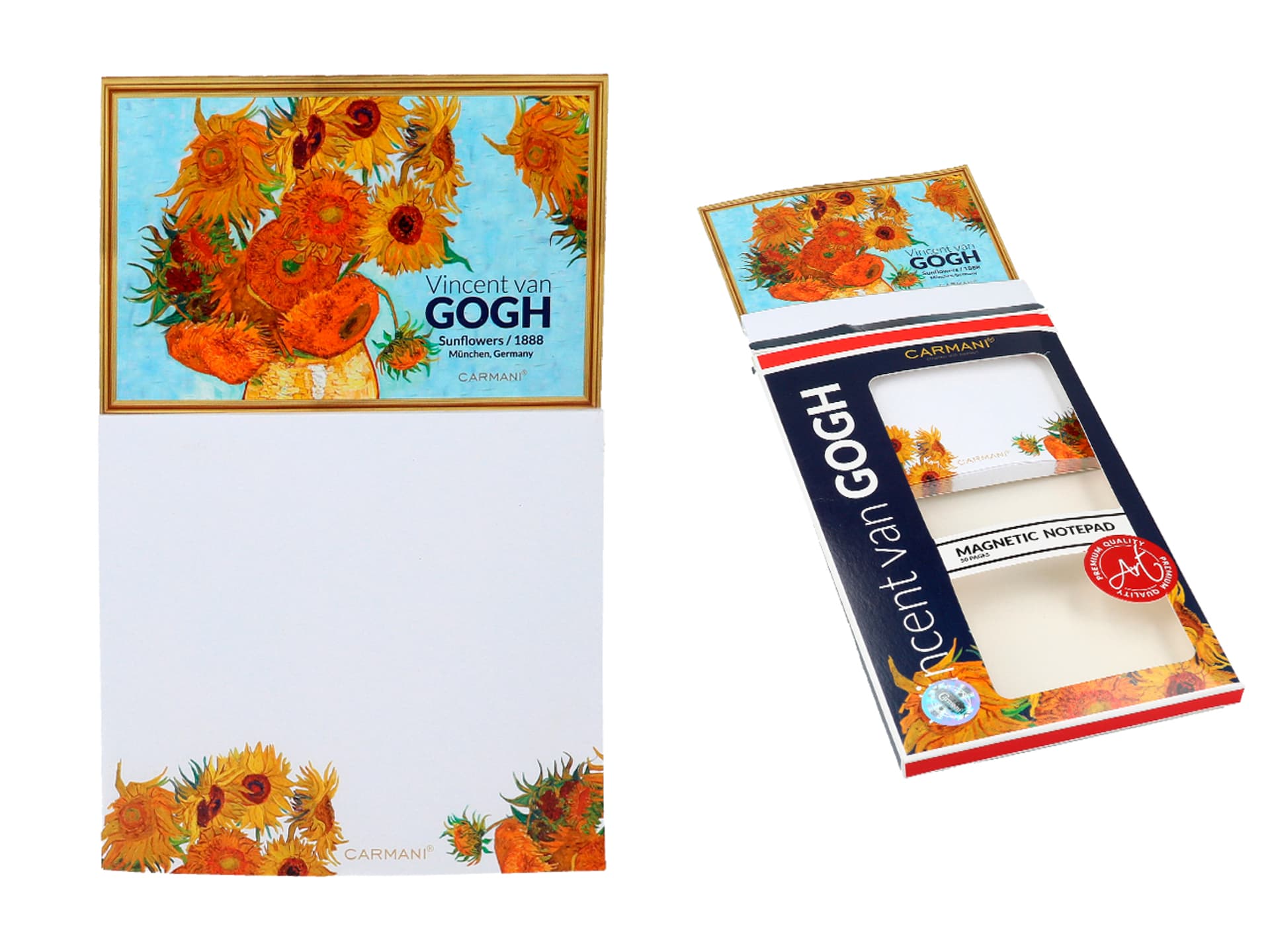 

Notes magnetyczny, duży - V. van Gogh, Słoneczniki (CARMANI)
