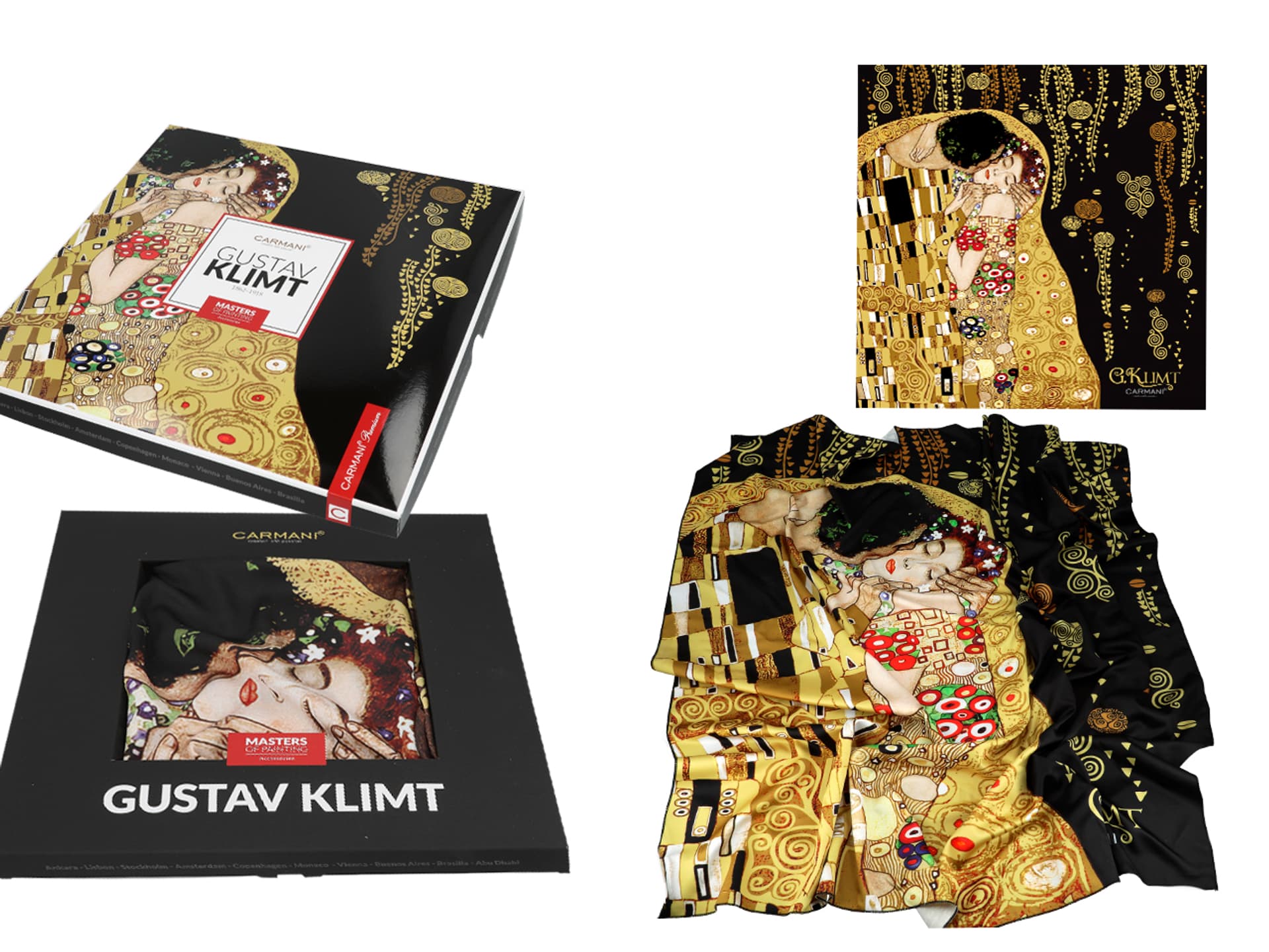 

Chusta - G. Klimt, Pocałunek (CARMANI)