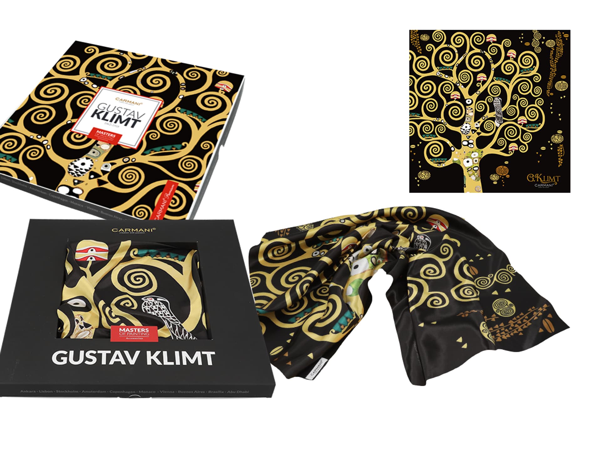 

Chusta - G. Klimt, Drzewo życia (CARMANI)