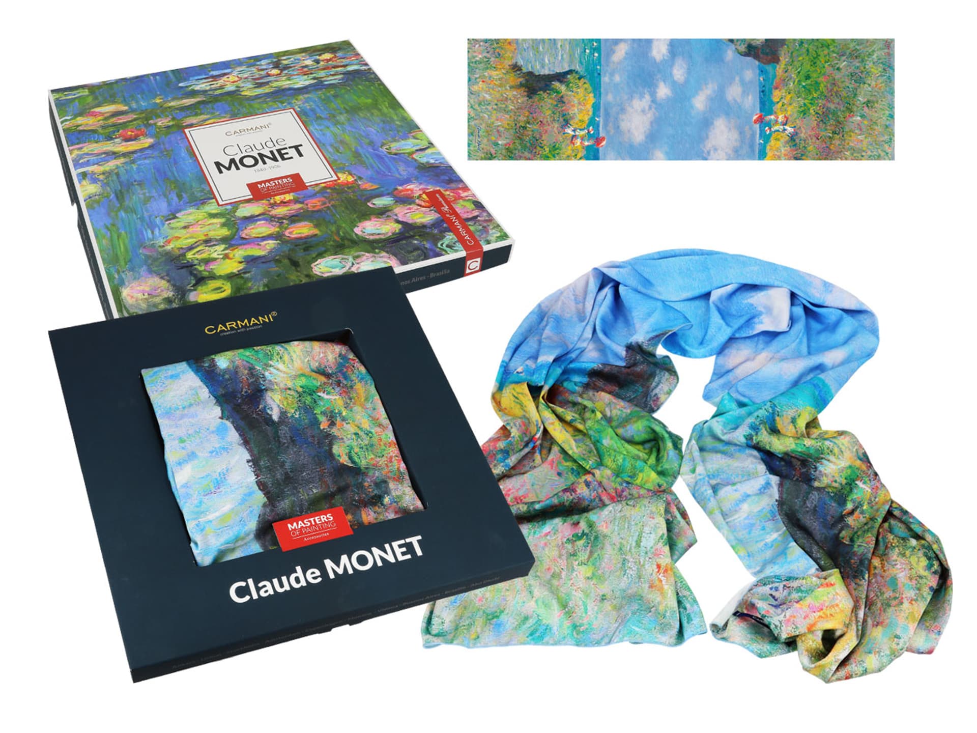 

Szal - C. Monet, Spacer po klifie w Pourville (CARMANI)
