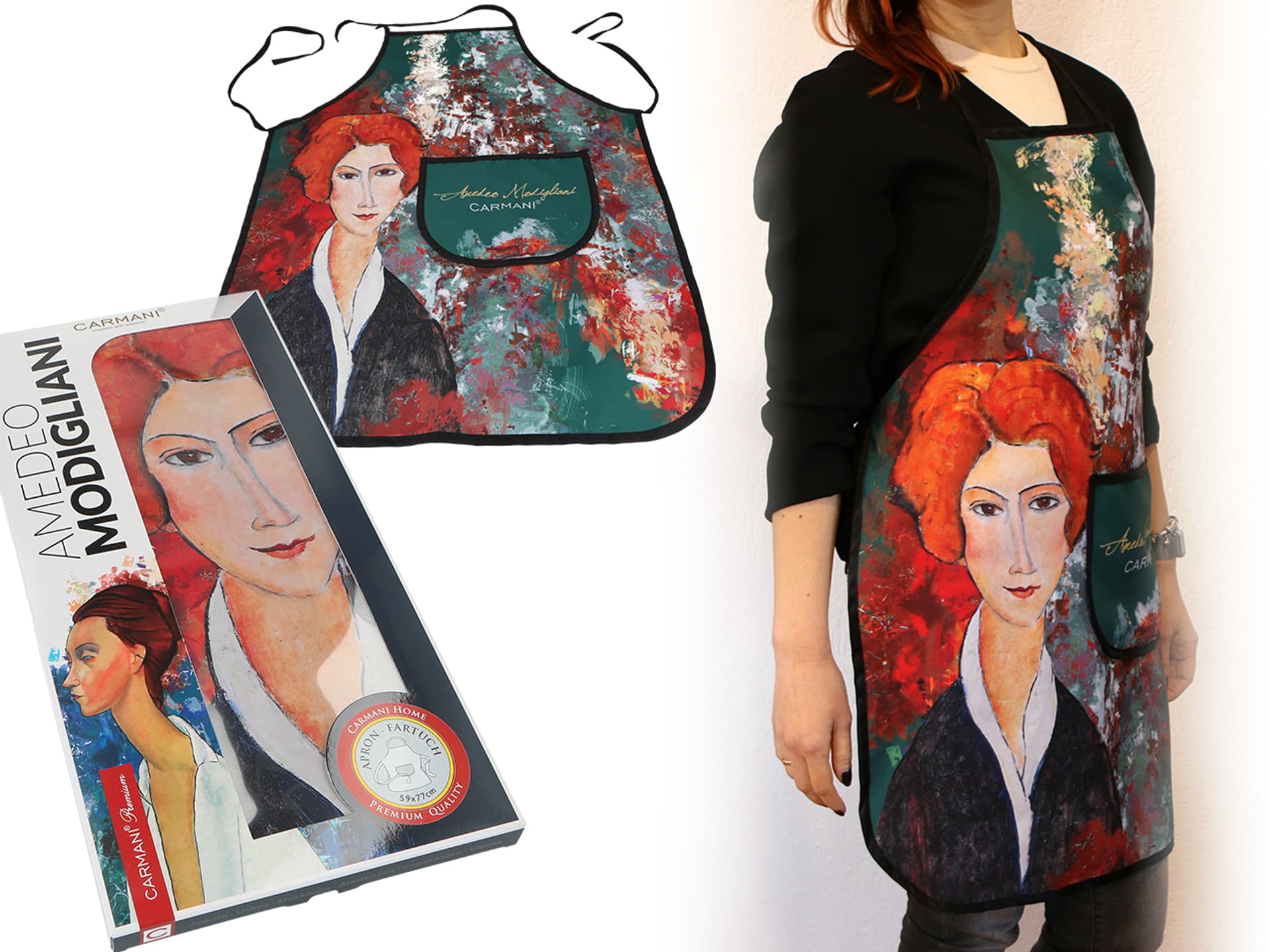

Fartuszek kuchenny - A. Modigliani, Portret kobiety (CAMANI)