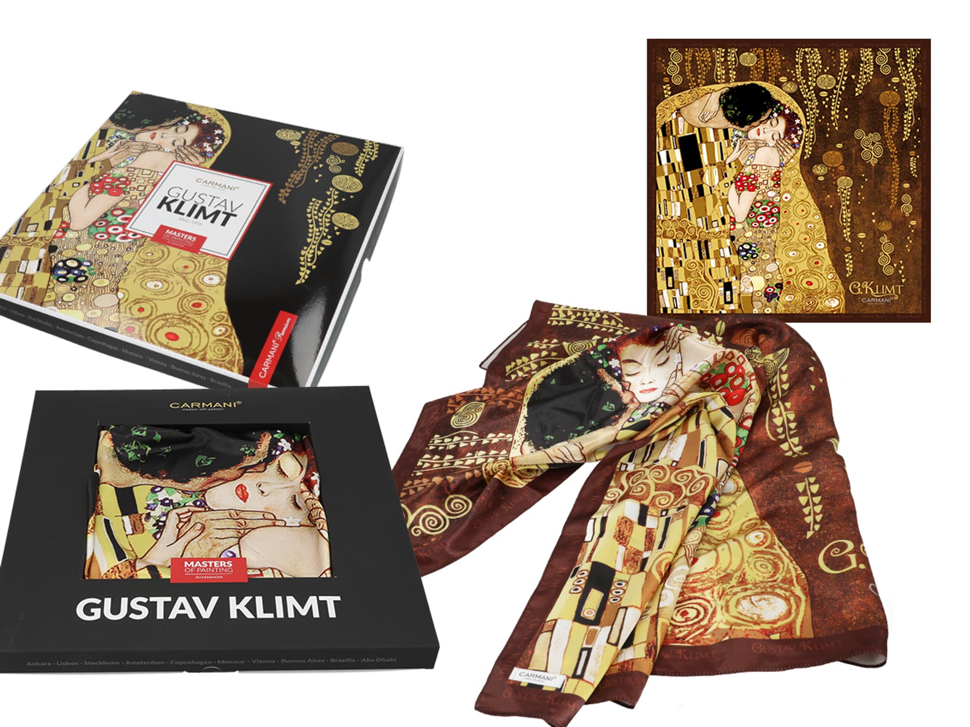 

Chusta - G. Klimt, Pocałunek (CARMANI)