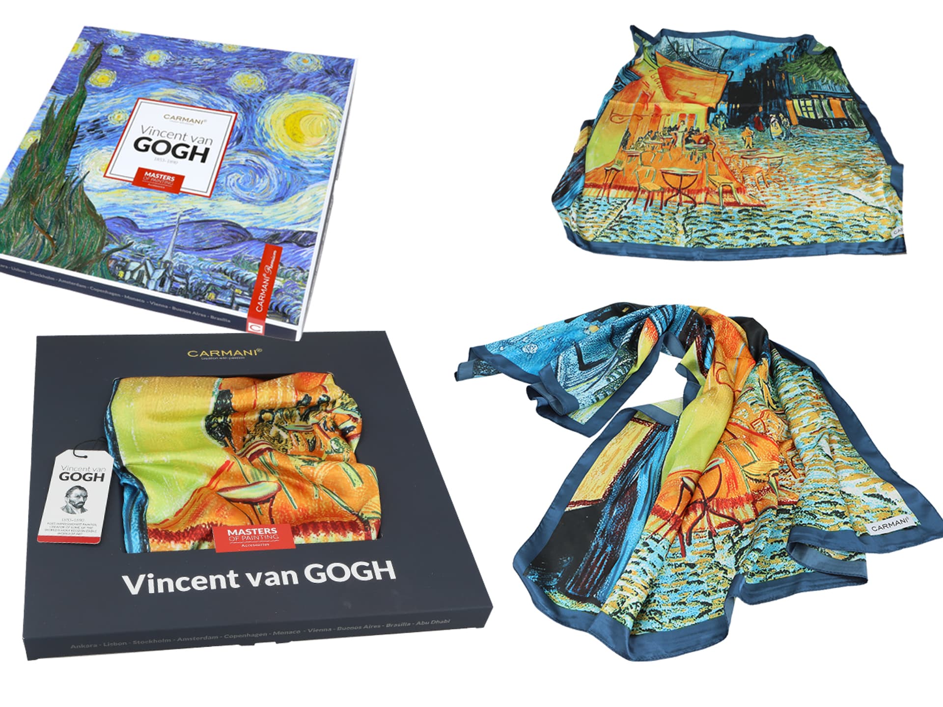 

Chusta - V. van Gogh, Taras Kawiarni w Nocy (CARMANI)