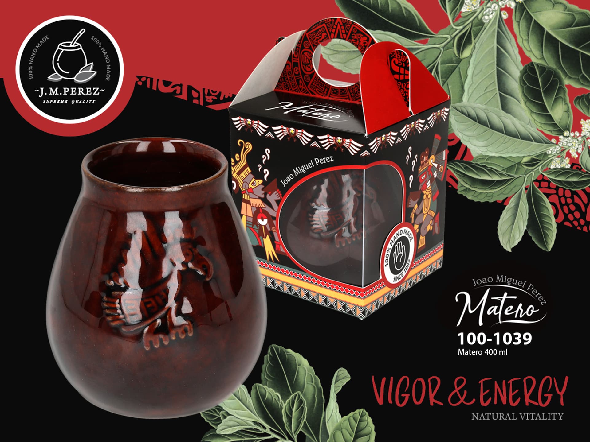 

Naczynie Ceramiczne do Yerby - koniak