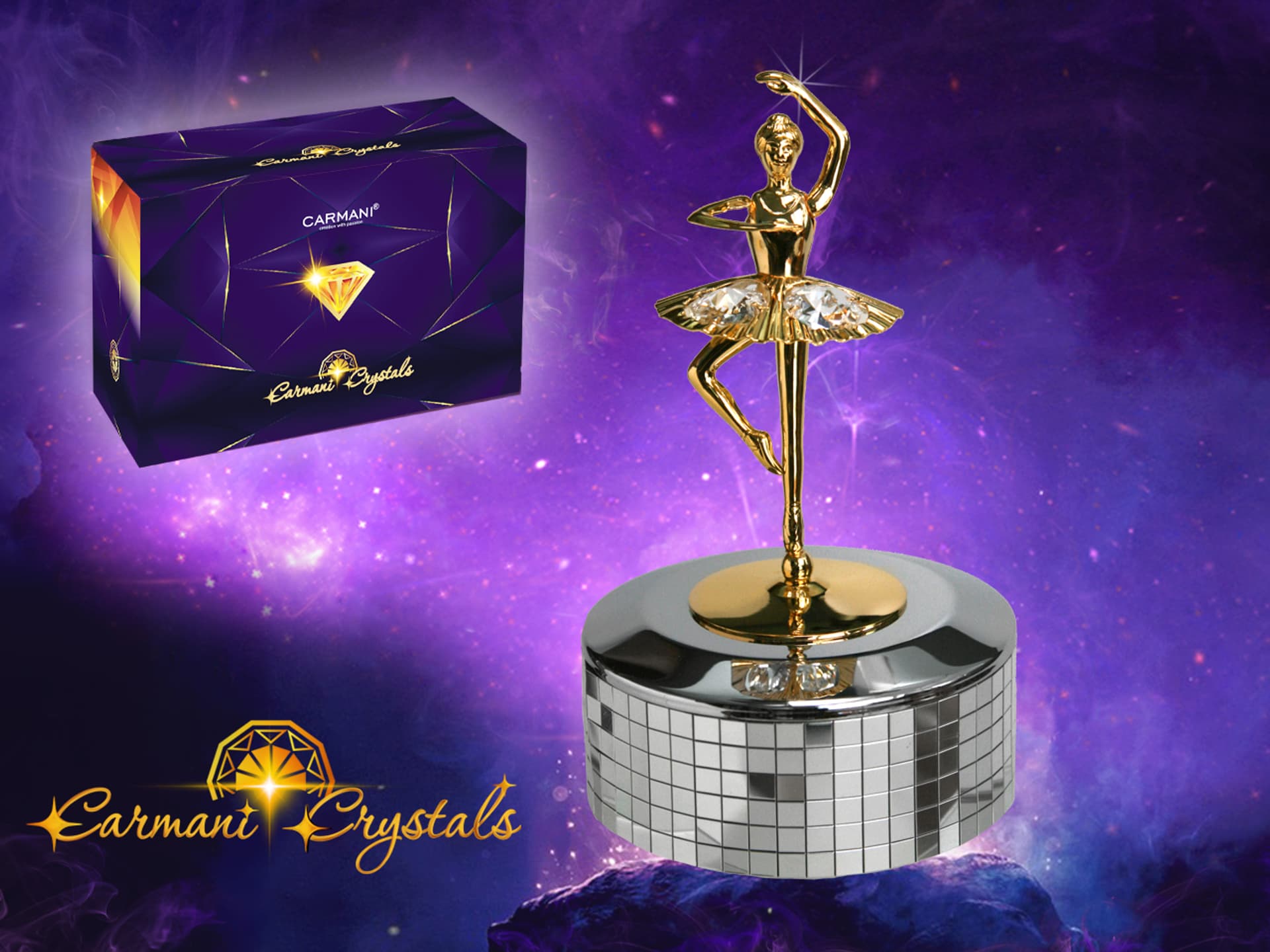 

Pozytywka baletnica - products with Carmani Crystals