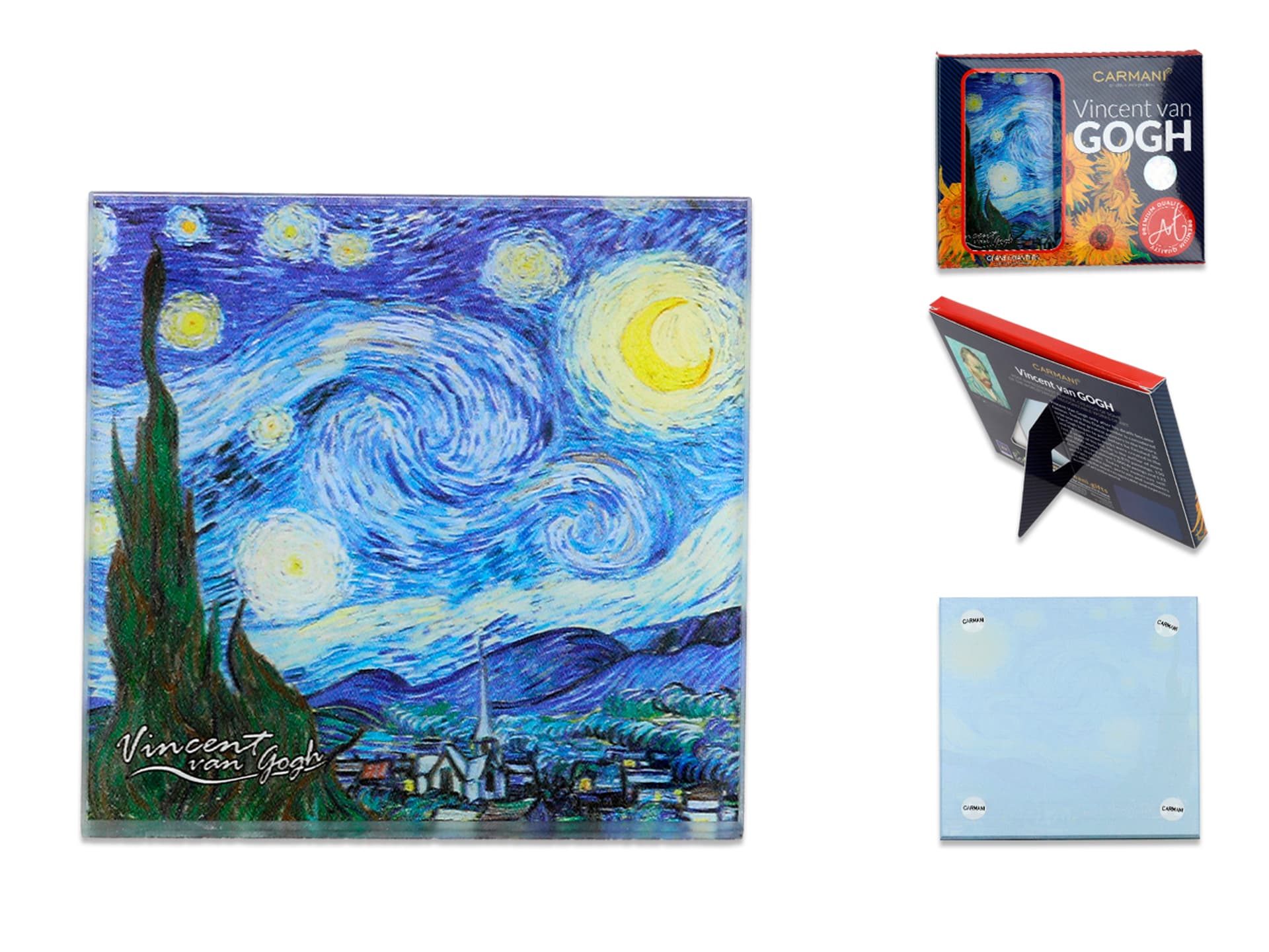

Podkładka szklana - V. van Gogh, Gwiaździsta Noc (CARMANI)