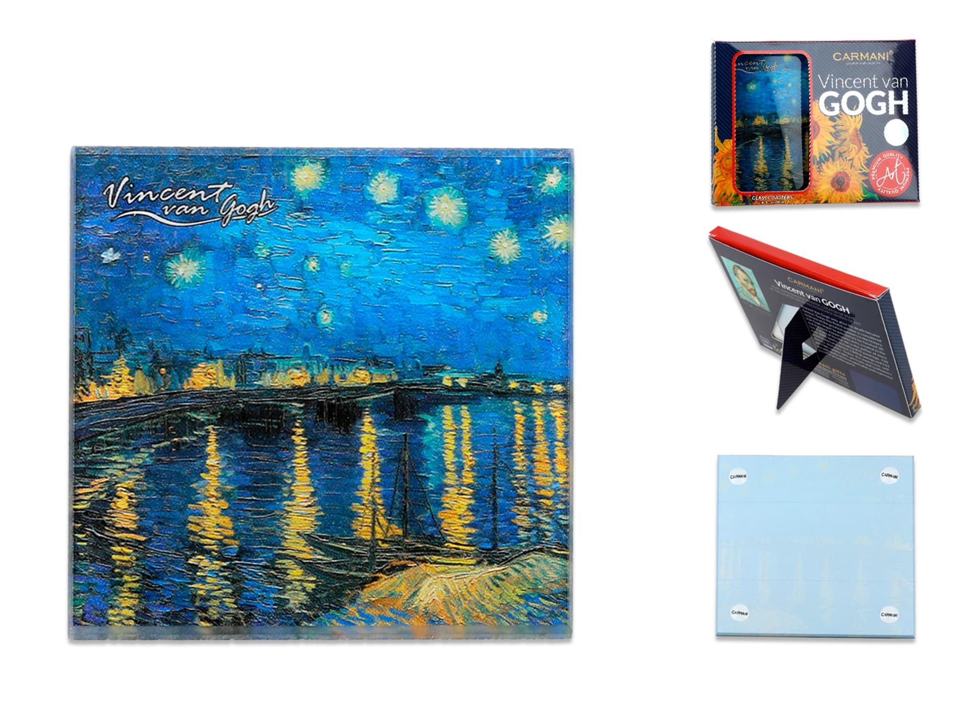 

Podkładka szklana - V. van Gogh, Noc nad Rodanem (CARMANI)