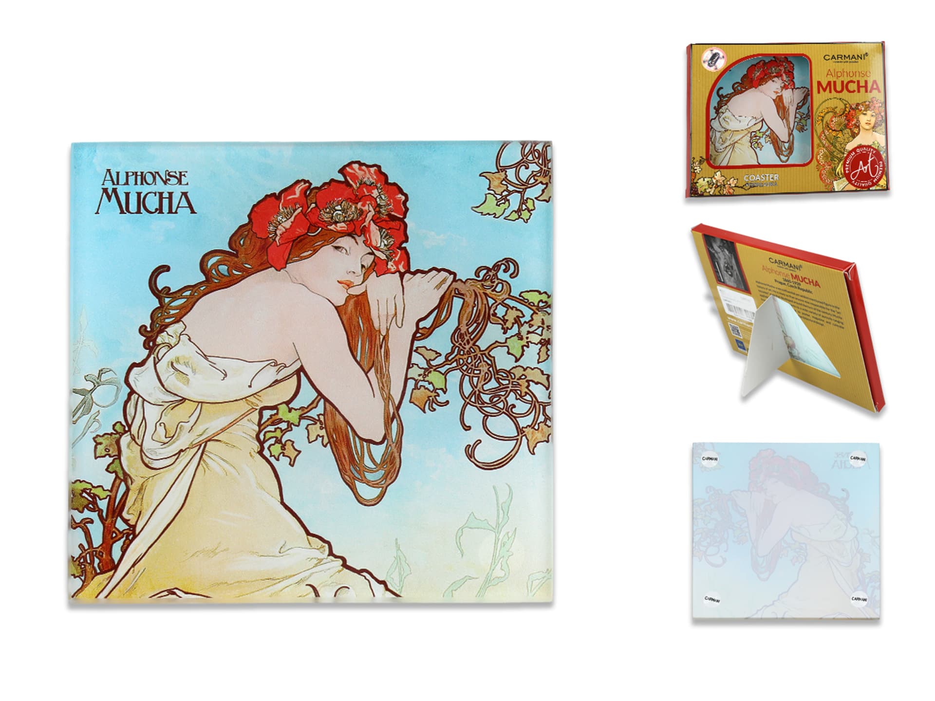

Podkładka szklana - A. Mucha, Lato (CARMANI)