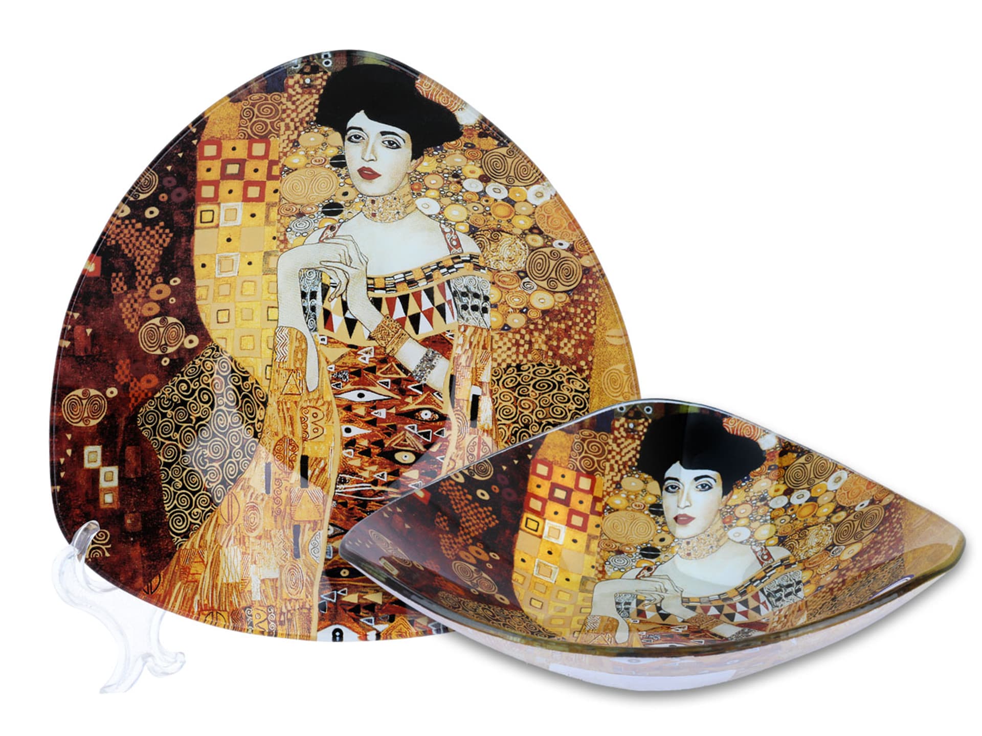 

Talerz miseczka - G. Klimt, Adela - 17x17cm