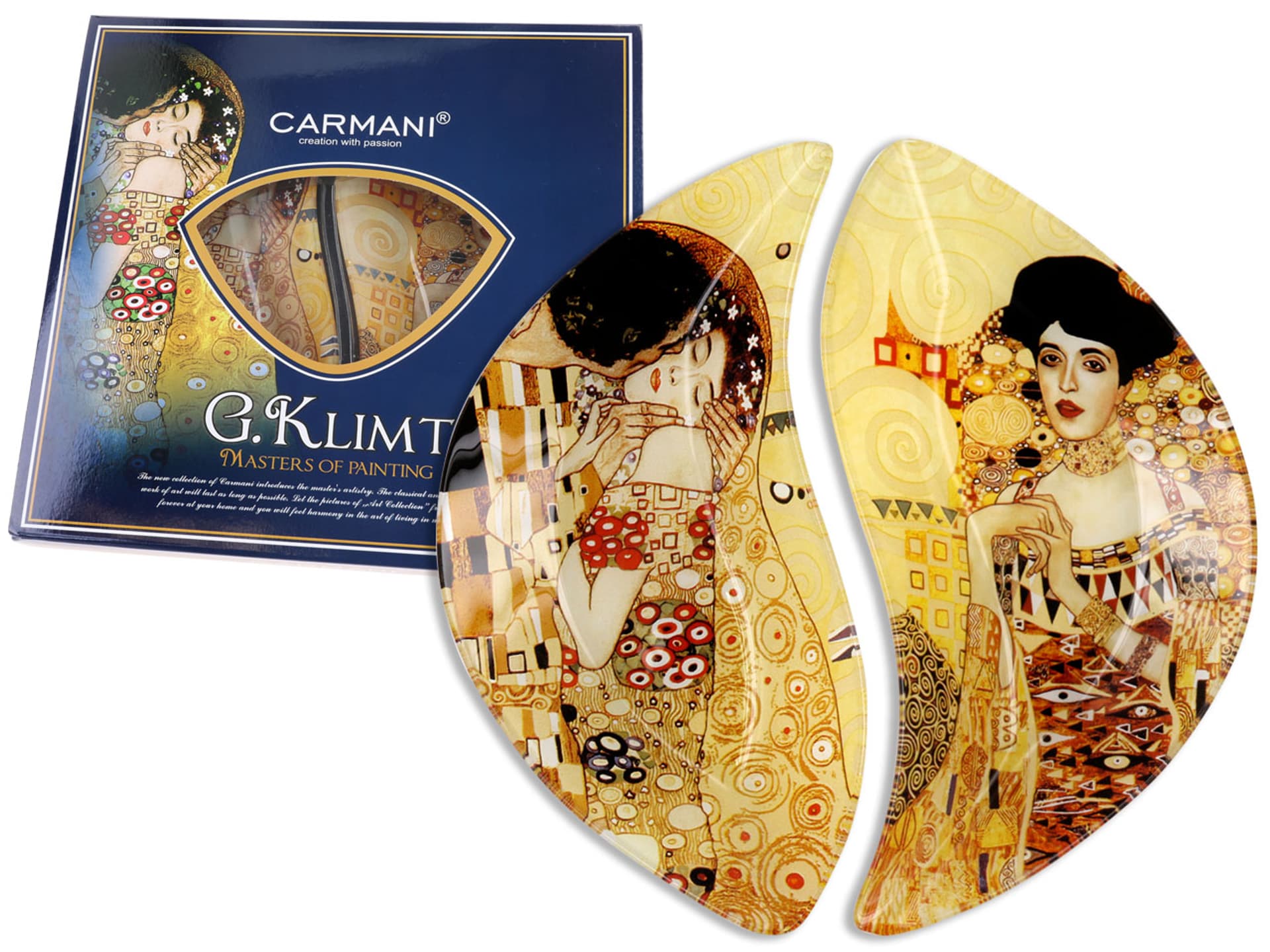 

Talerz dekoracyjny - G. Klimt, Adela + Pocałunek