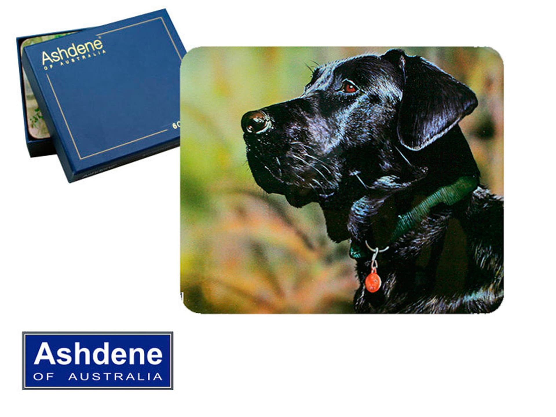 

Podkł. korek małe 6 szt - Black Labrador