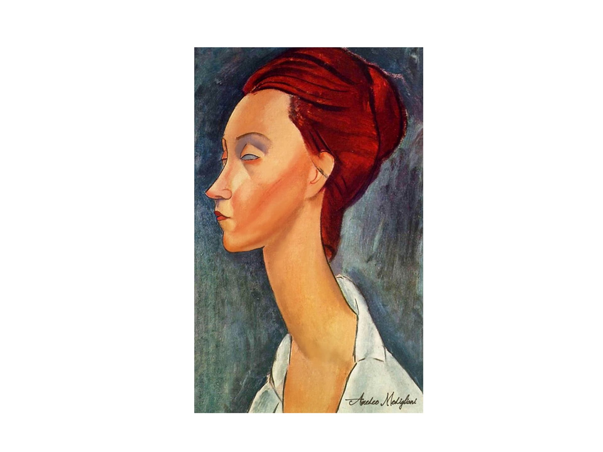 

Obraz - A. Modigliani, Lunia Czechowska (CARMANI)