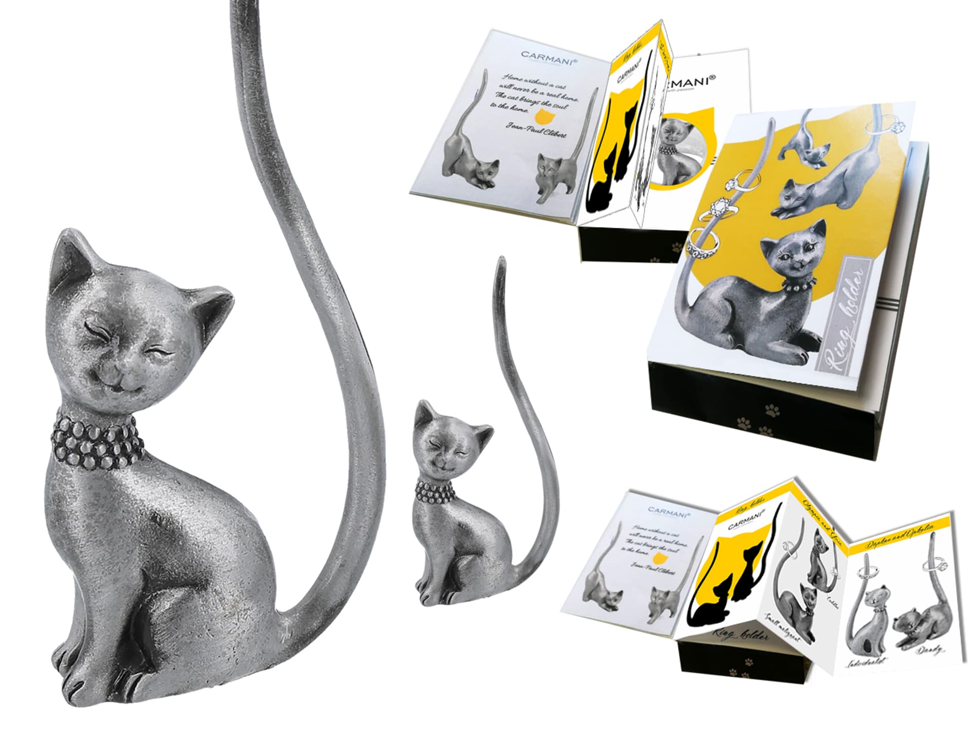 

Figurka kot - stojak na biżuterię (CARMANI)
