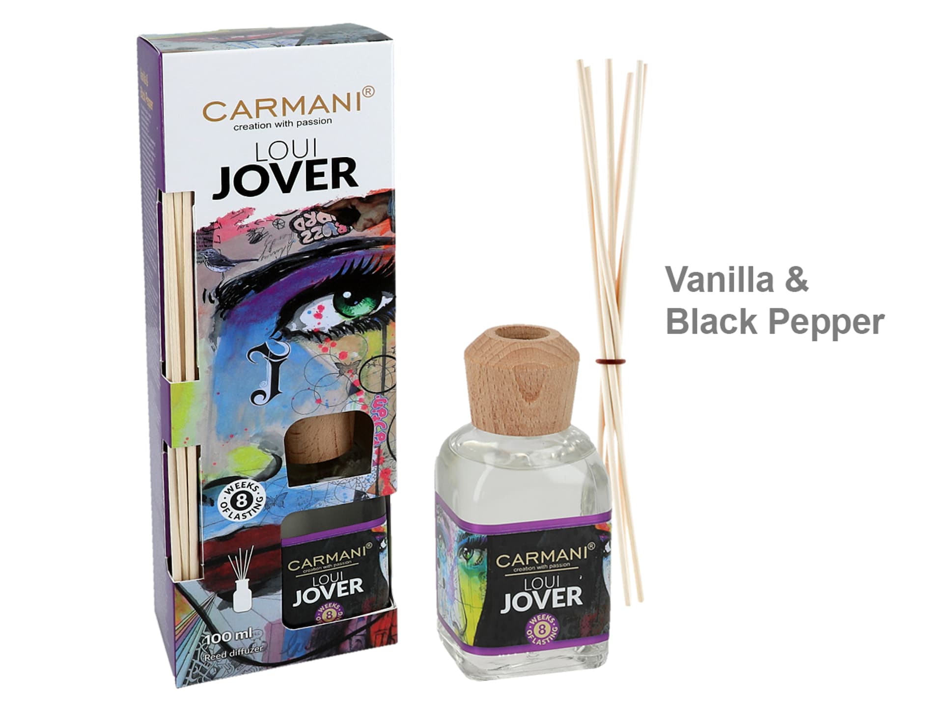 

Dyfuzor zapach - L. Jover, Vanilla & Black Pepper