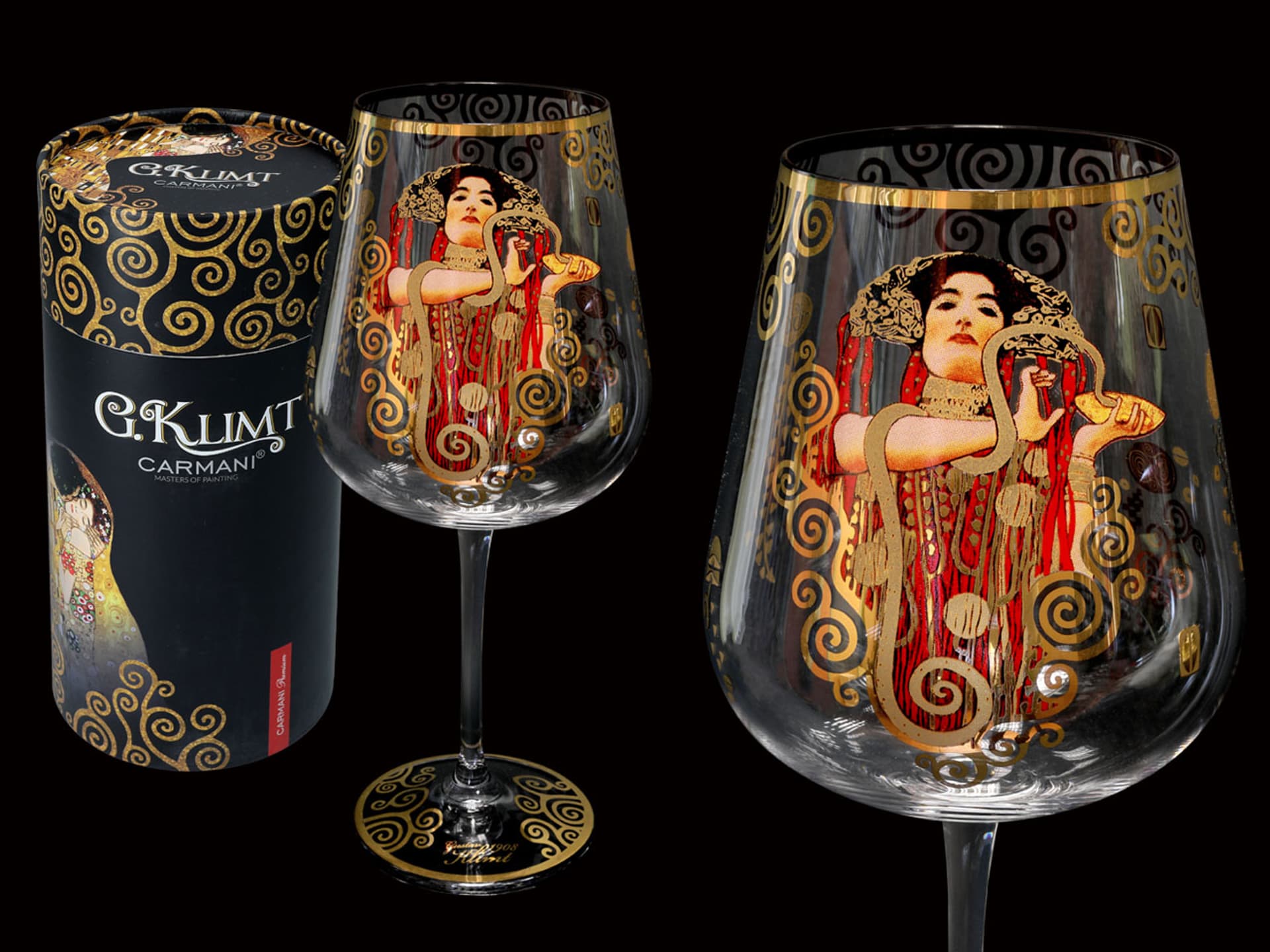 

Kieliszek do wina - G. Klimt, Medycyna (CARMANI)