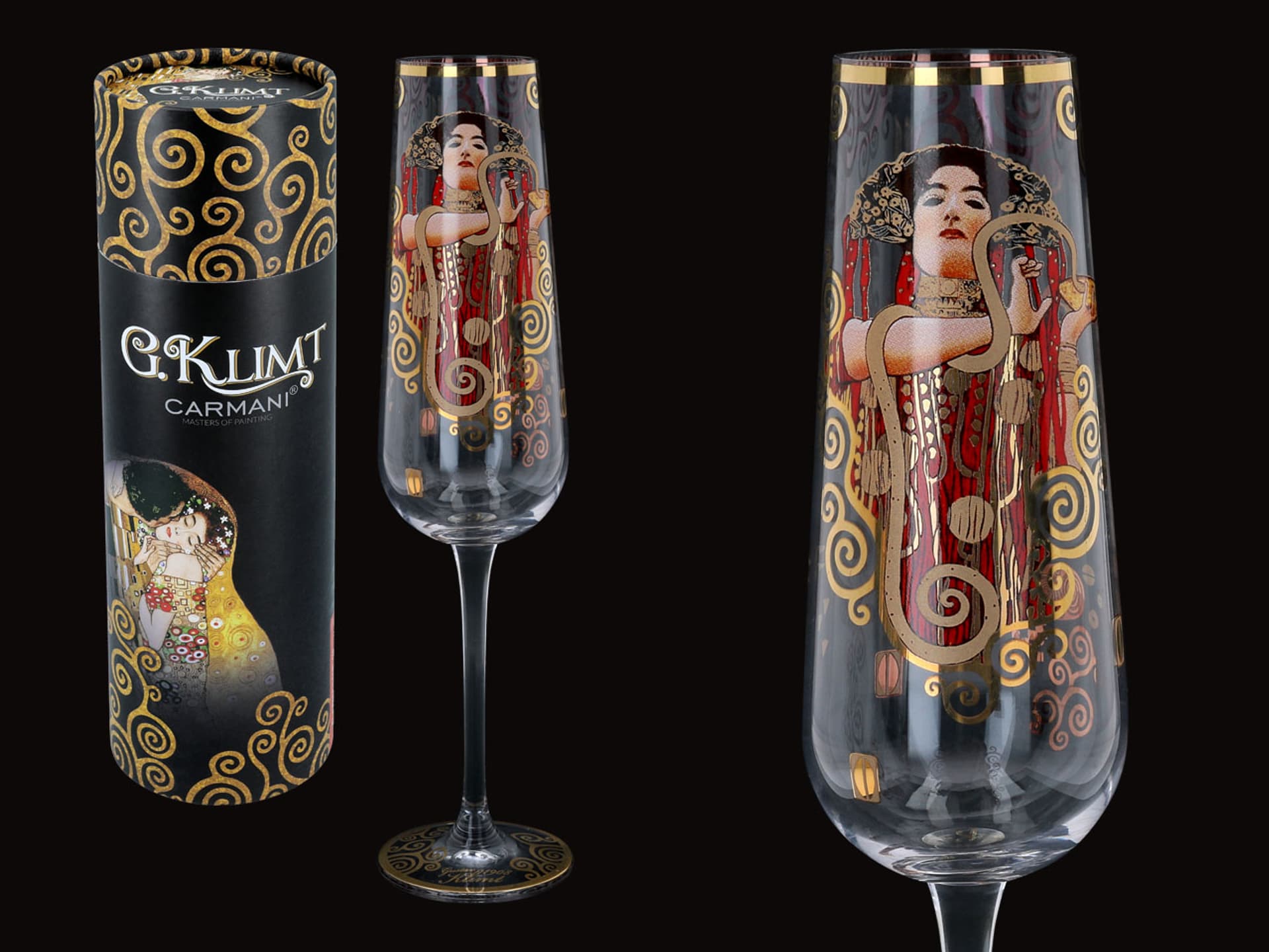 

Kieliszek do szampana - G. Klimt, Medycyna (CARMANI)