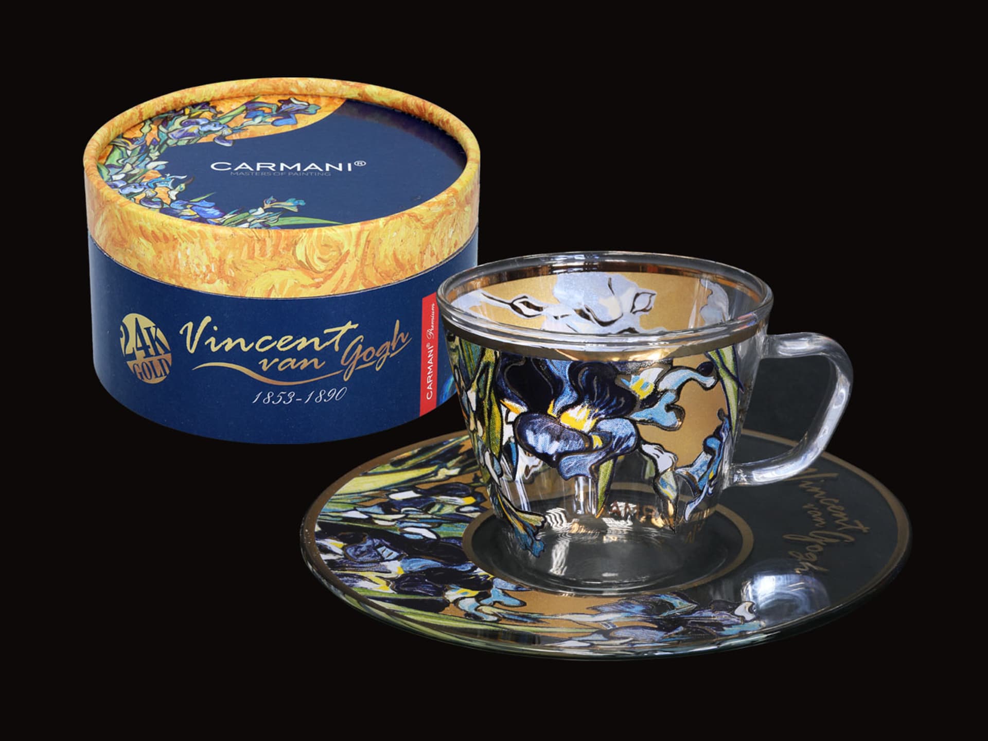 

Filiżanka espresso - V. Van Gogh. Irysy (CARMANI)