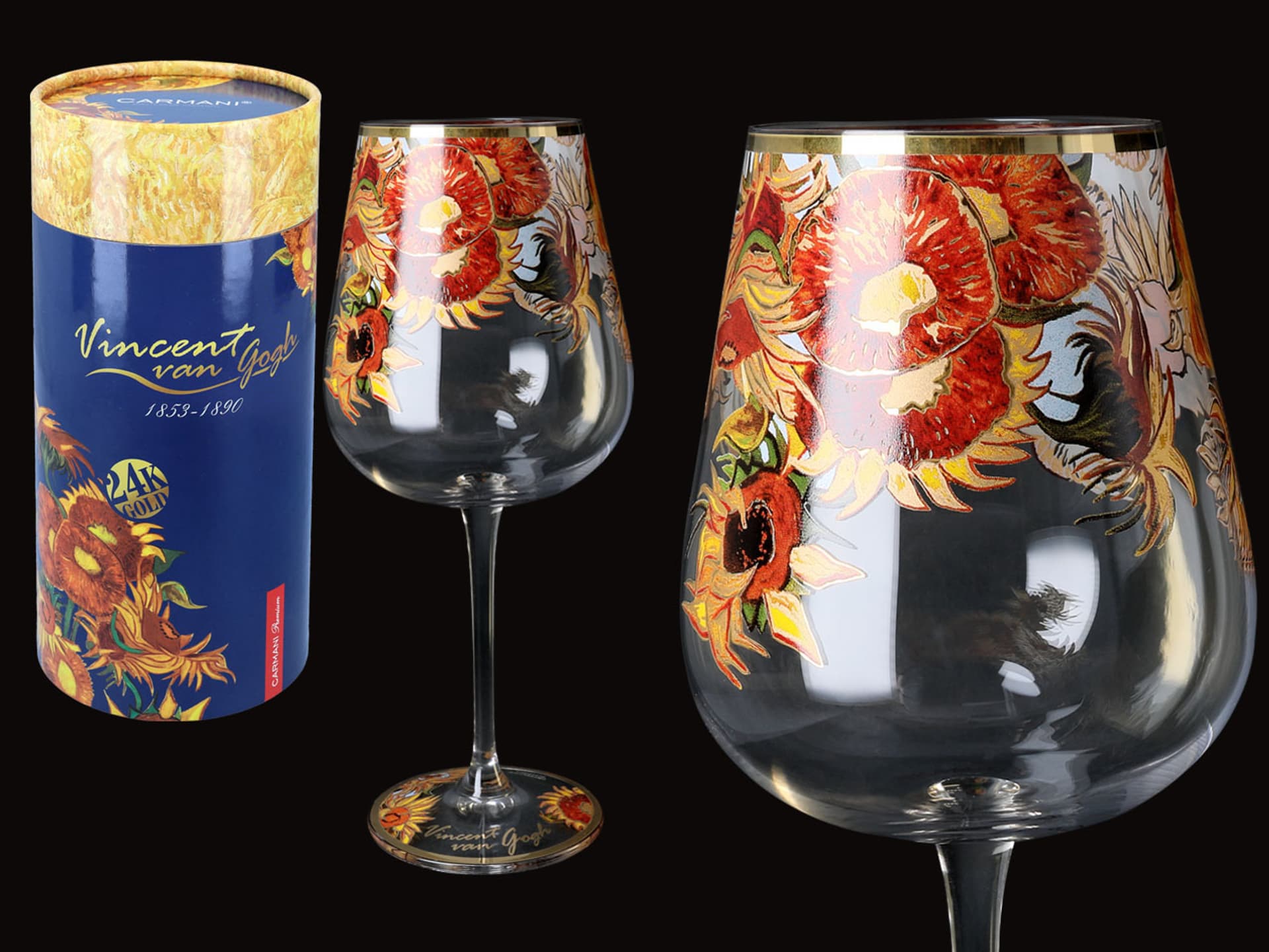 

Kieliszek do wina - V. Van Gogh. Słoneczniki (CARMANI)