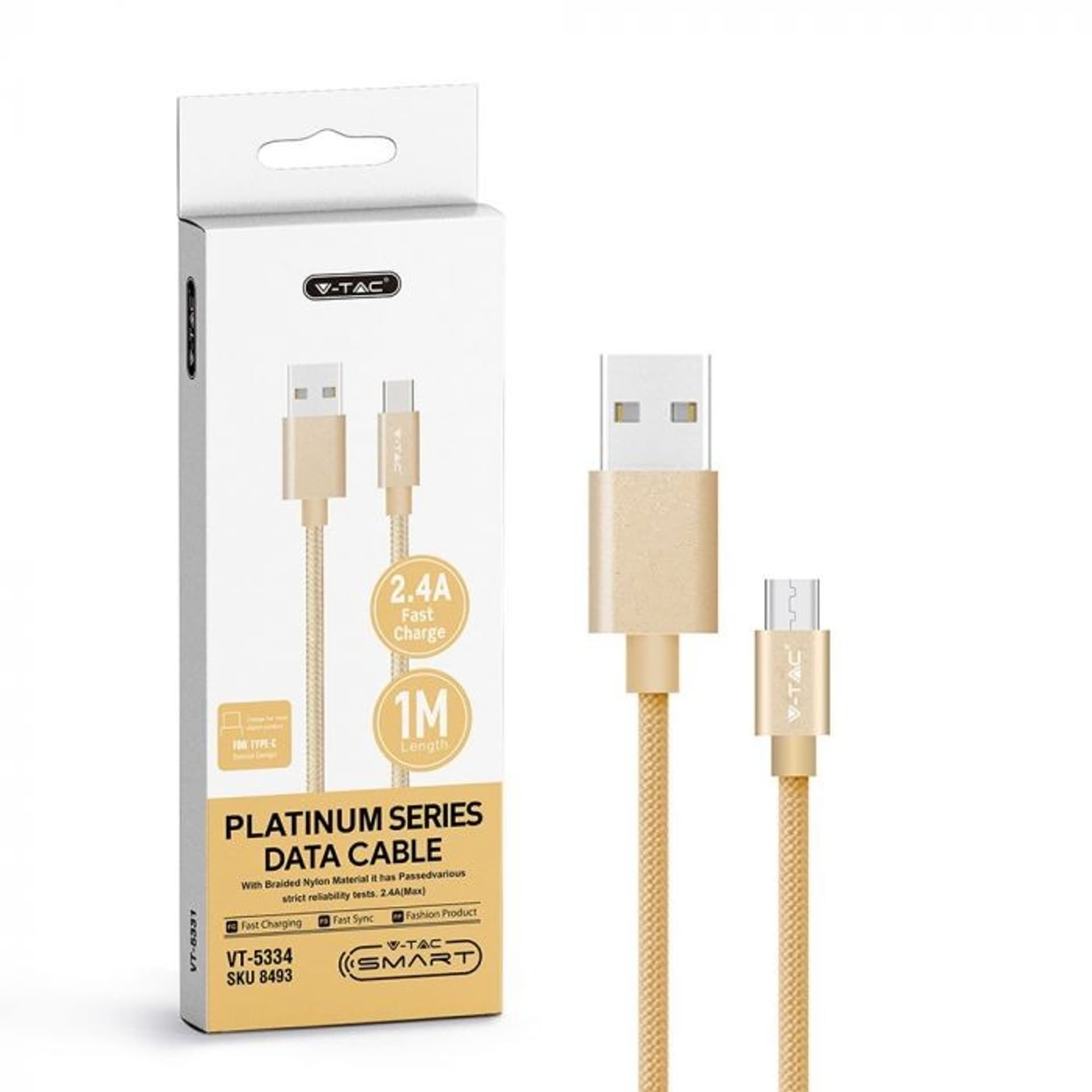 

Kabel USB M - USB Typ-C M 1M 2.4A