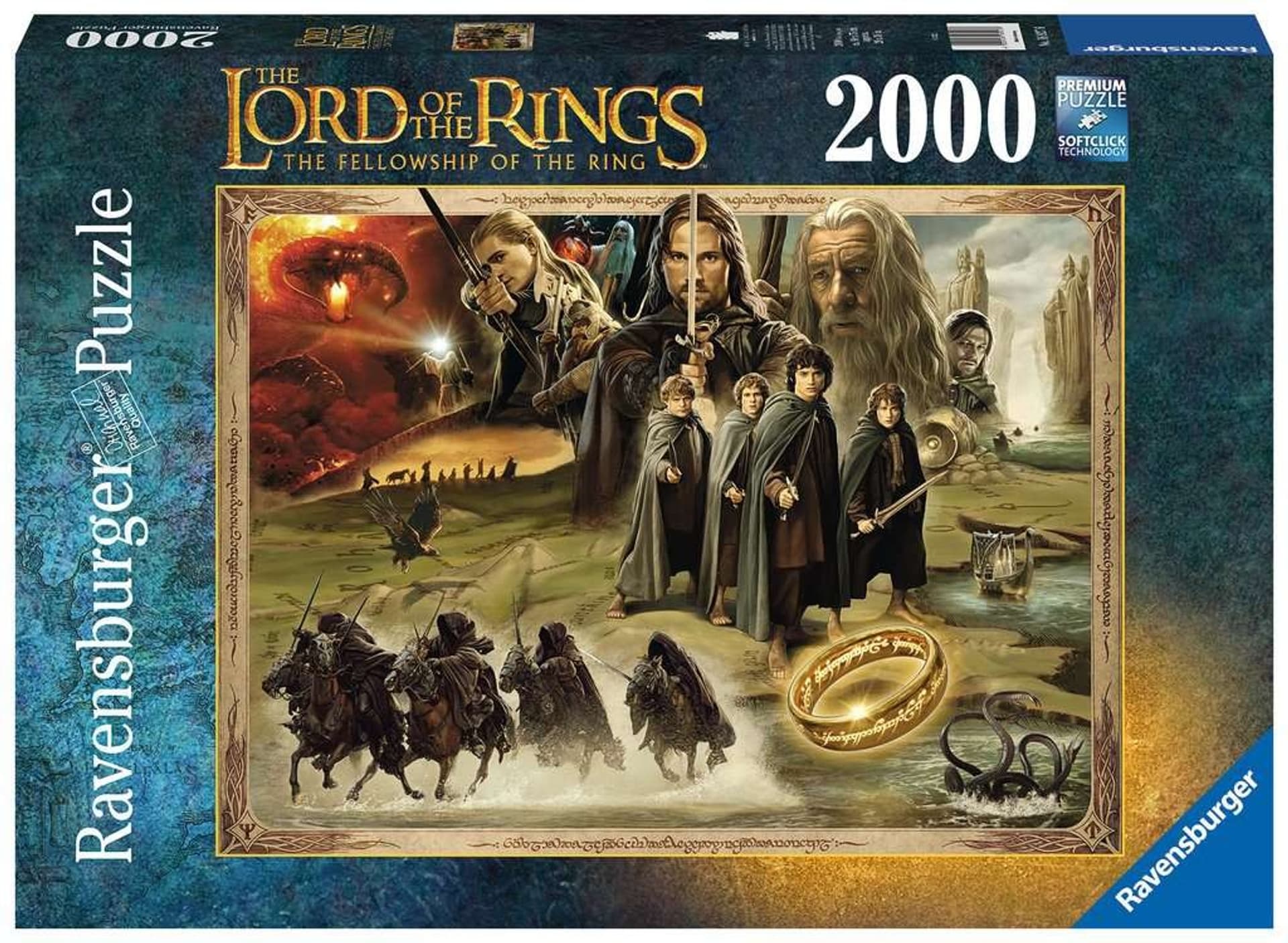 

Puzzle 2000 elementów Władca Pierścieni