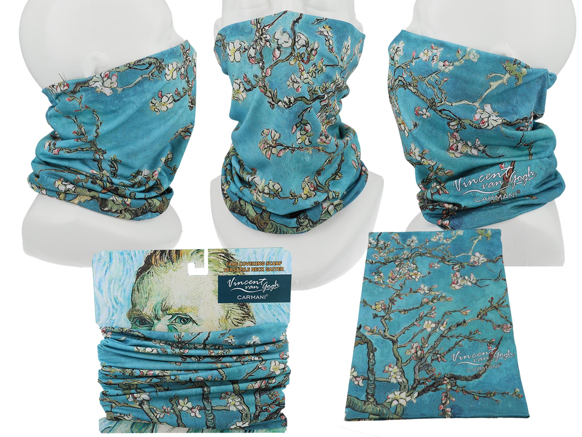 

Komin/chusta - V. van Gogh, Kwitnący migdałowiec - alternatywa maseczki (CARMANI)