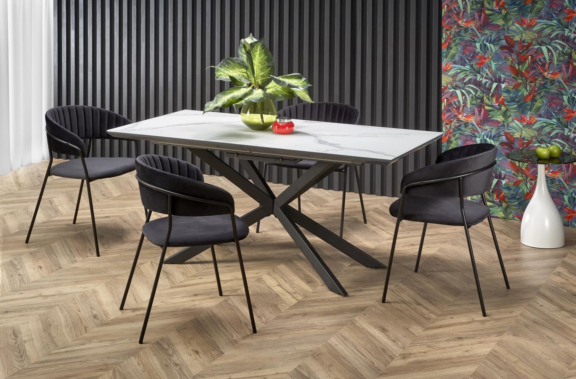 

Stół rozkładany Diesel White Marble