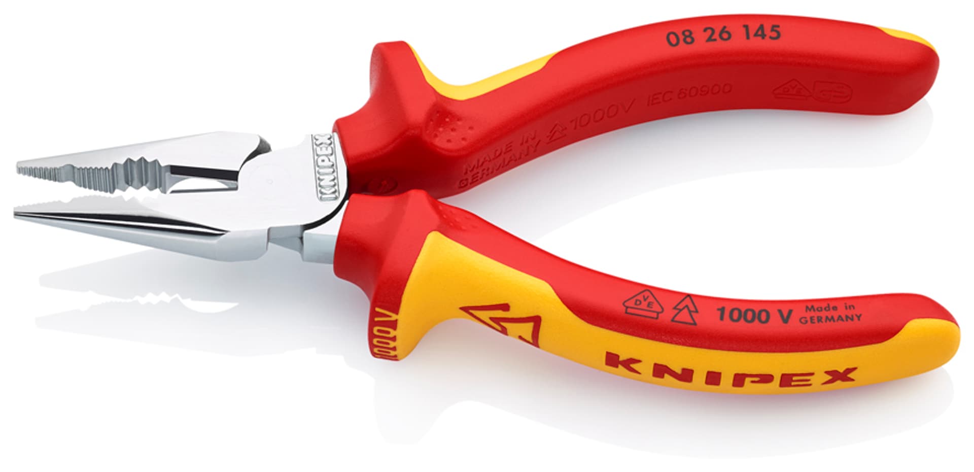

SZCZYPCE UNIWERSALNE Z OSTRO ZAKOŃCZONYMI SZCZĘKAMI PCV145MM