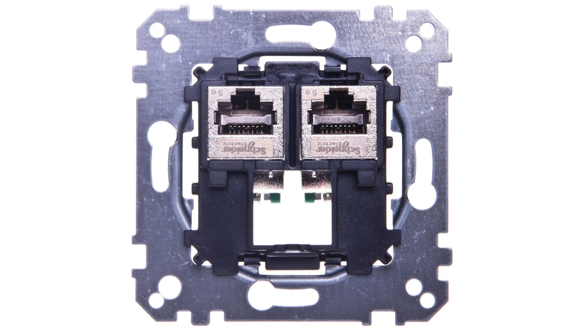 

Merten Gniazdo komputerowe podwójne RJ45 kat.5e F/STP MTN4575-0012