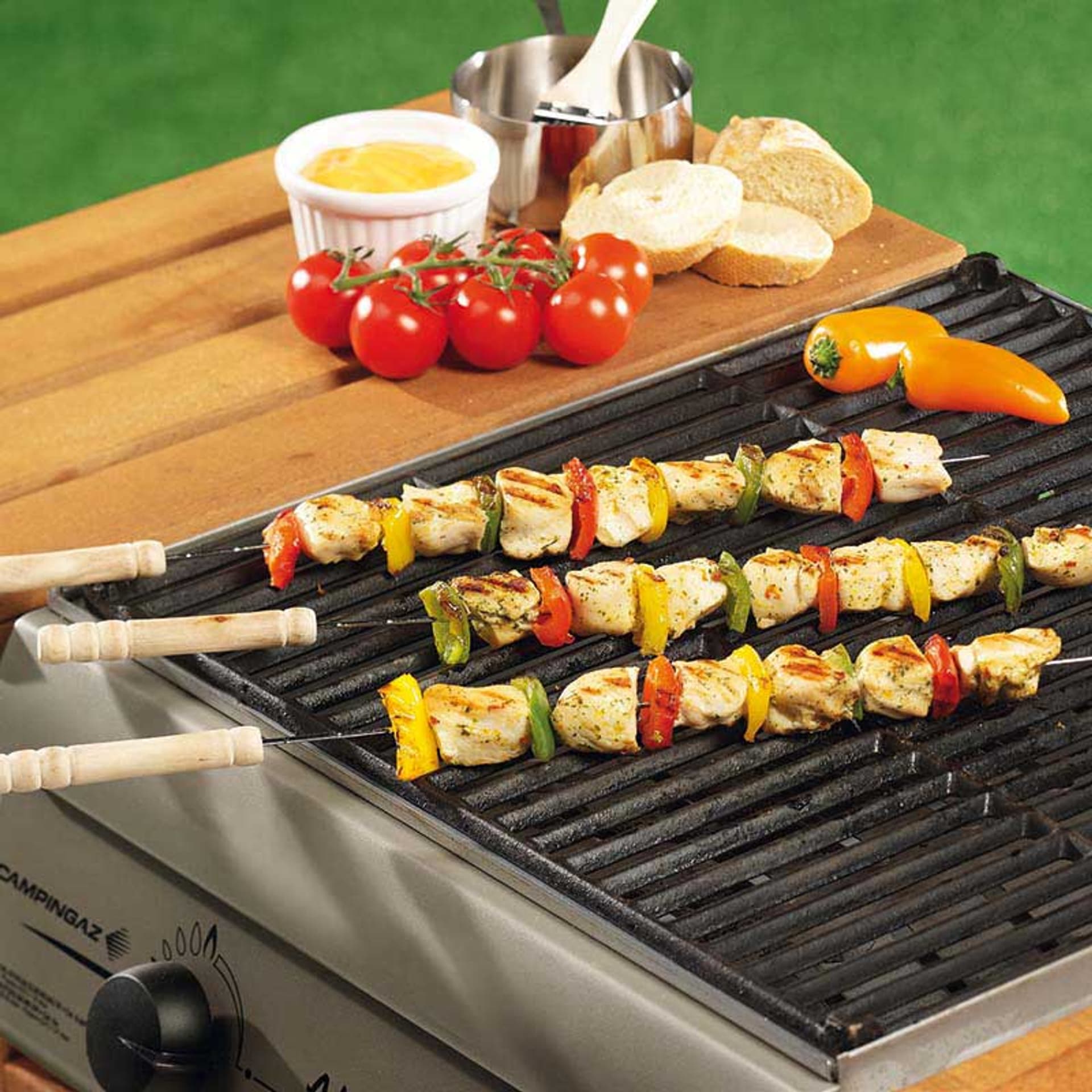 

BBQ - szpikulce do szaszłyków w całości metalowe 24 cm (4szt.)