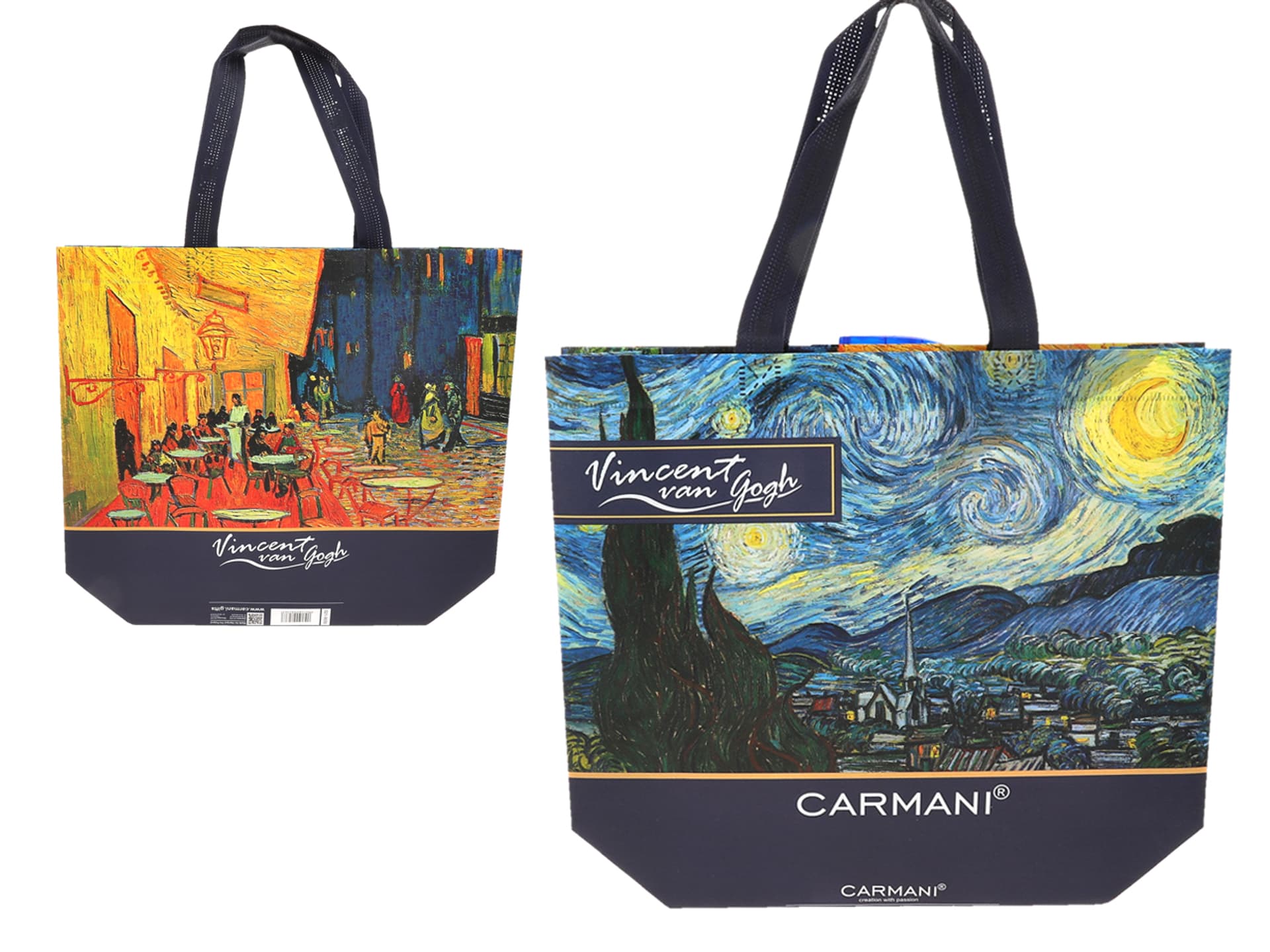 

Torba śniadaniowa - V. Van Gogh, Taras Kawiarni + Gwiaździsta Noc (CARMANI)