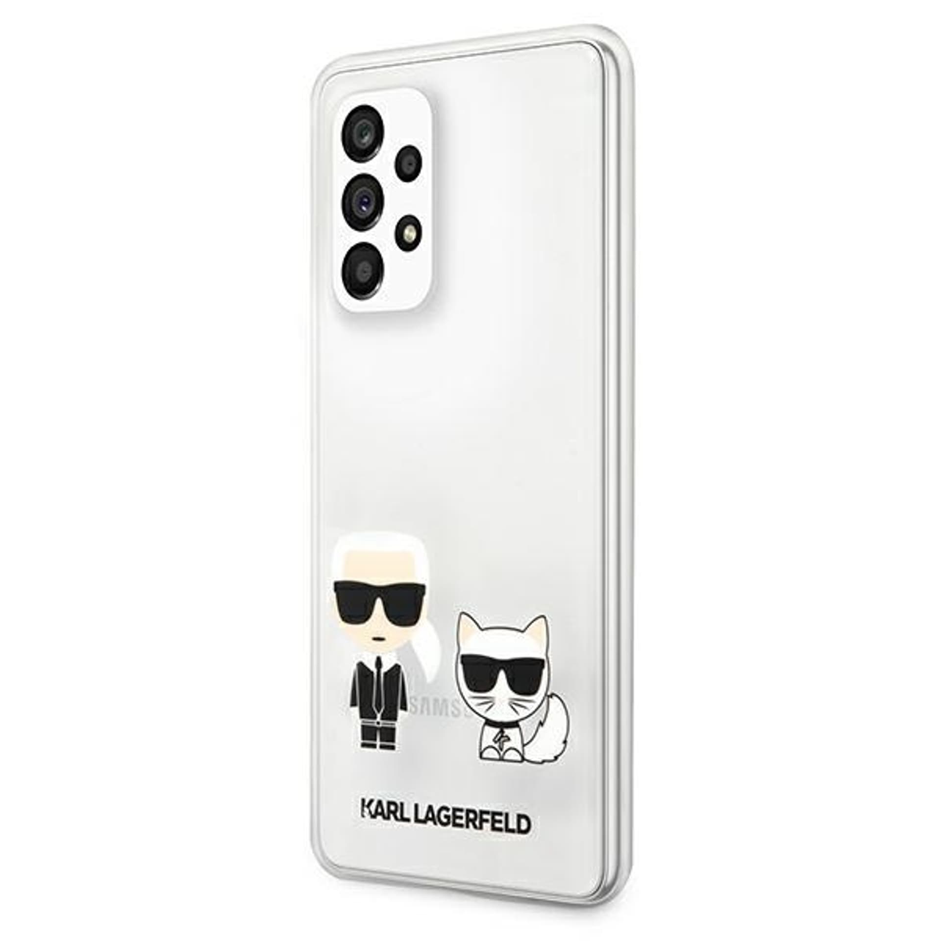 

Karl Lagerfeld KLHCA53CKTR A53 5G A536 hardcase Transparent Karl & Choupette