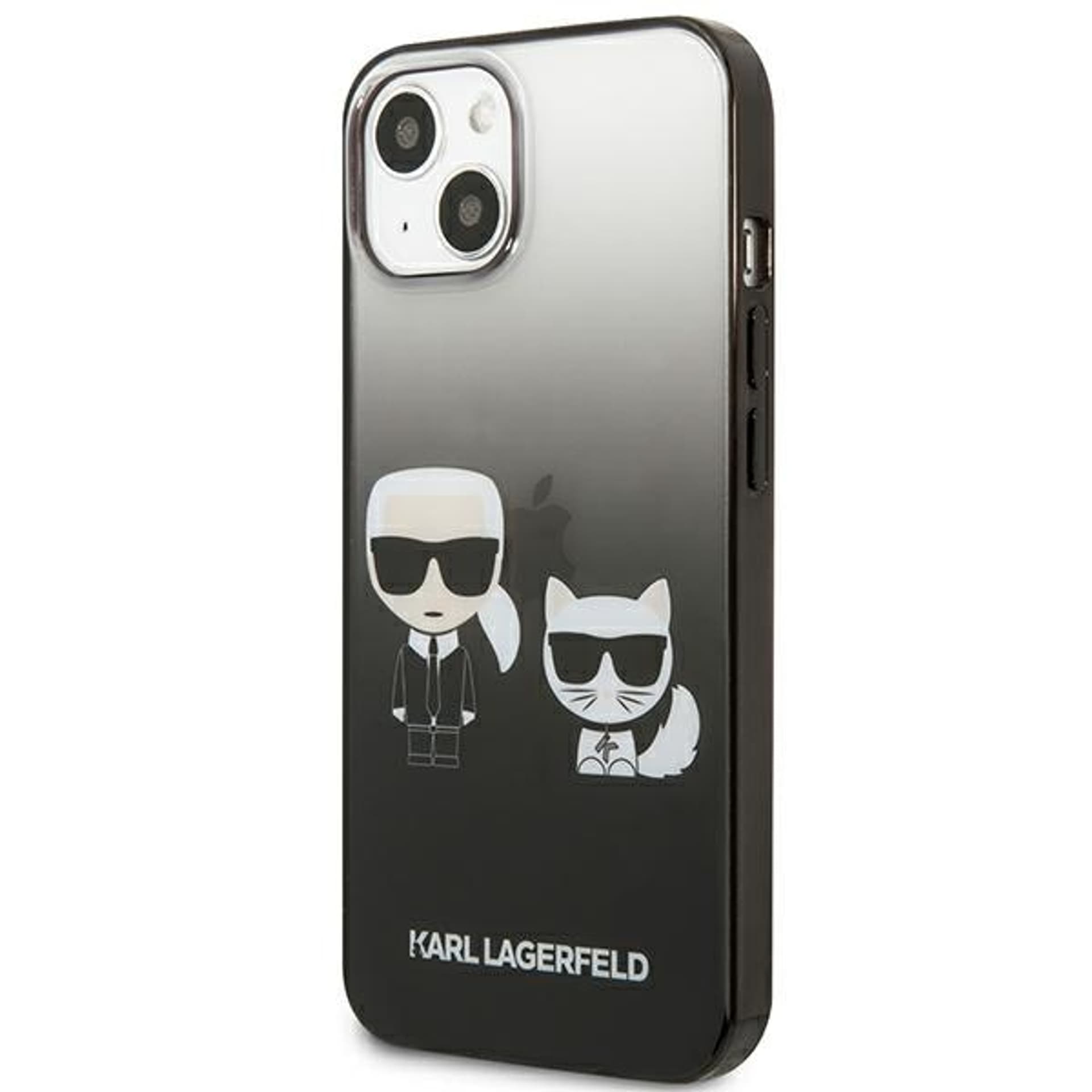 

Karl Lagerfeld KLHCP13MTGKCK iPhone 13 6,1" hardcase czarny/black Gradient Ikonik Karl & Choupette